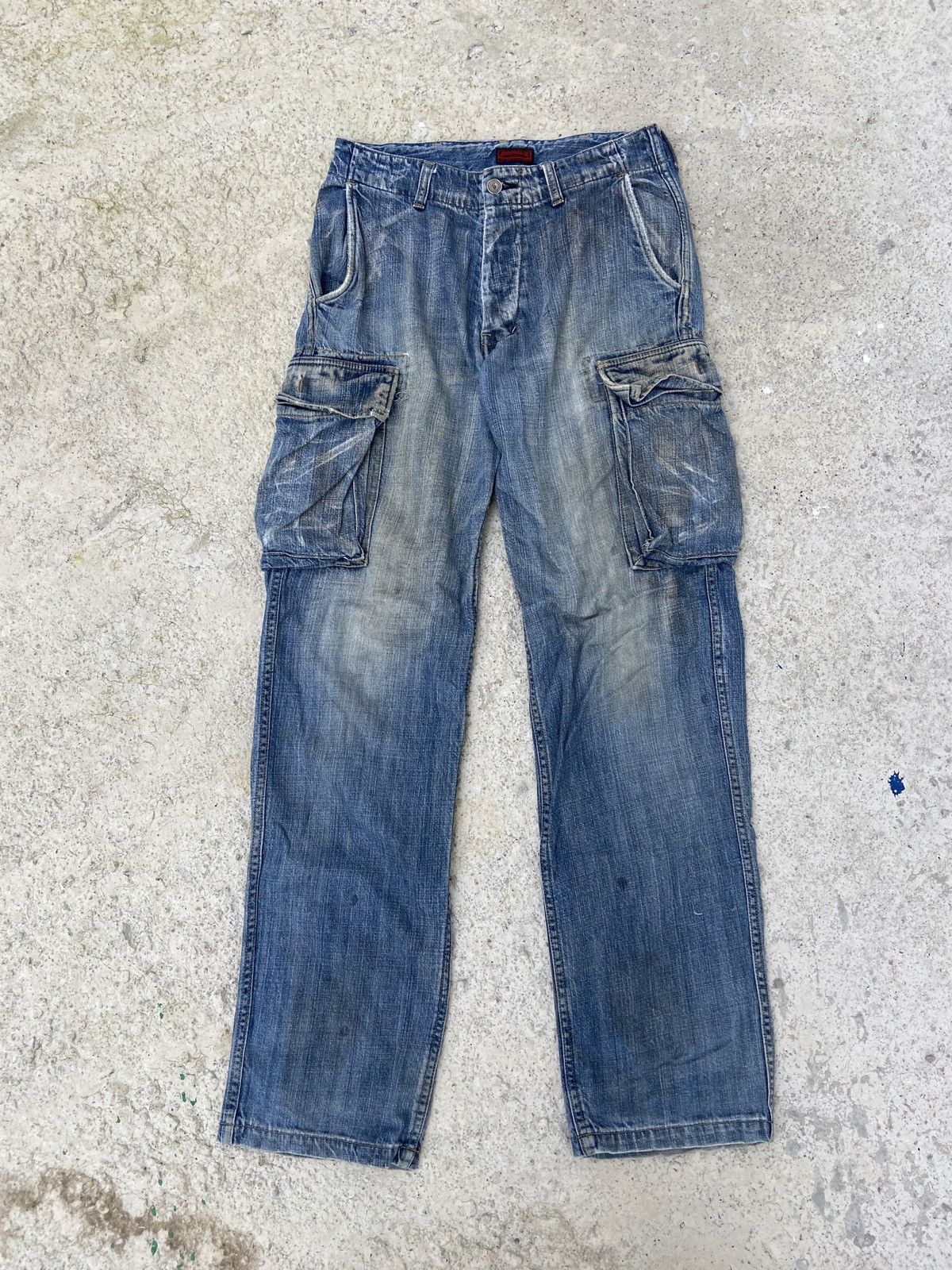 Japanese Brand × Johnbull × KOJIMA GENES Baggy Johnbull Cargo Denim Size US 30 / EU 46 - 4 Thumbnail