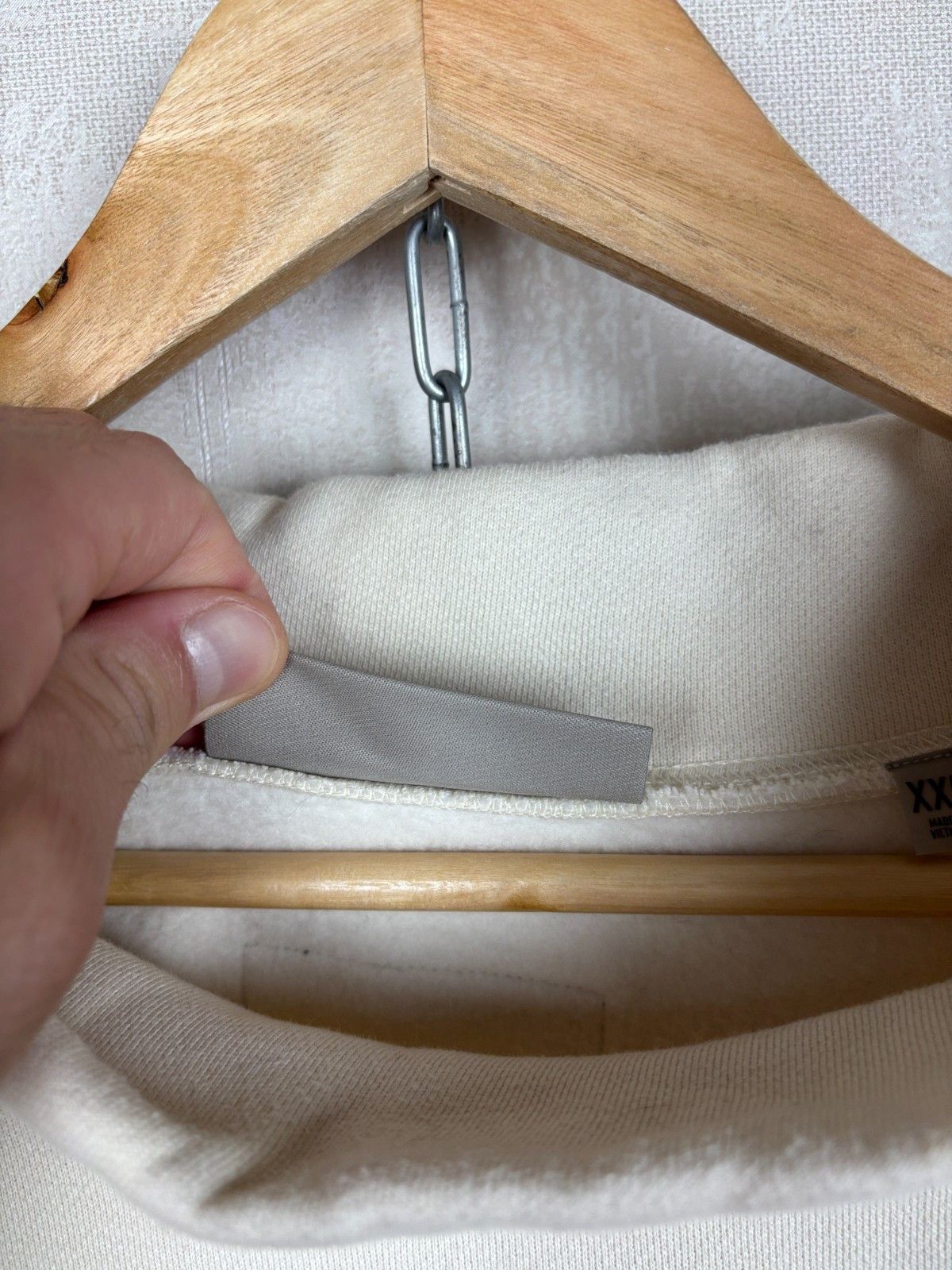 Essentials Essentials Fear of God Turtleneck Sweatshirt Cream Ivory Size US XXL / EU 58 / 5 - 8 Thumbnail