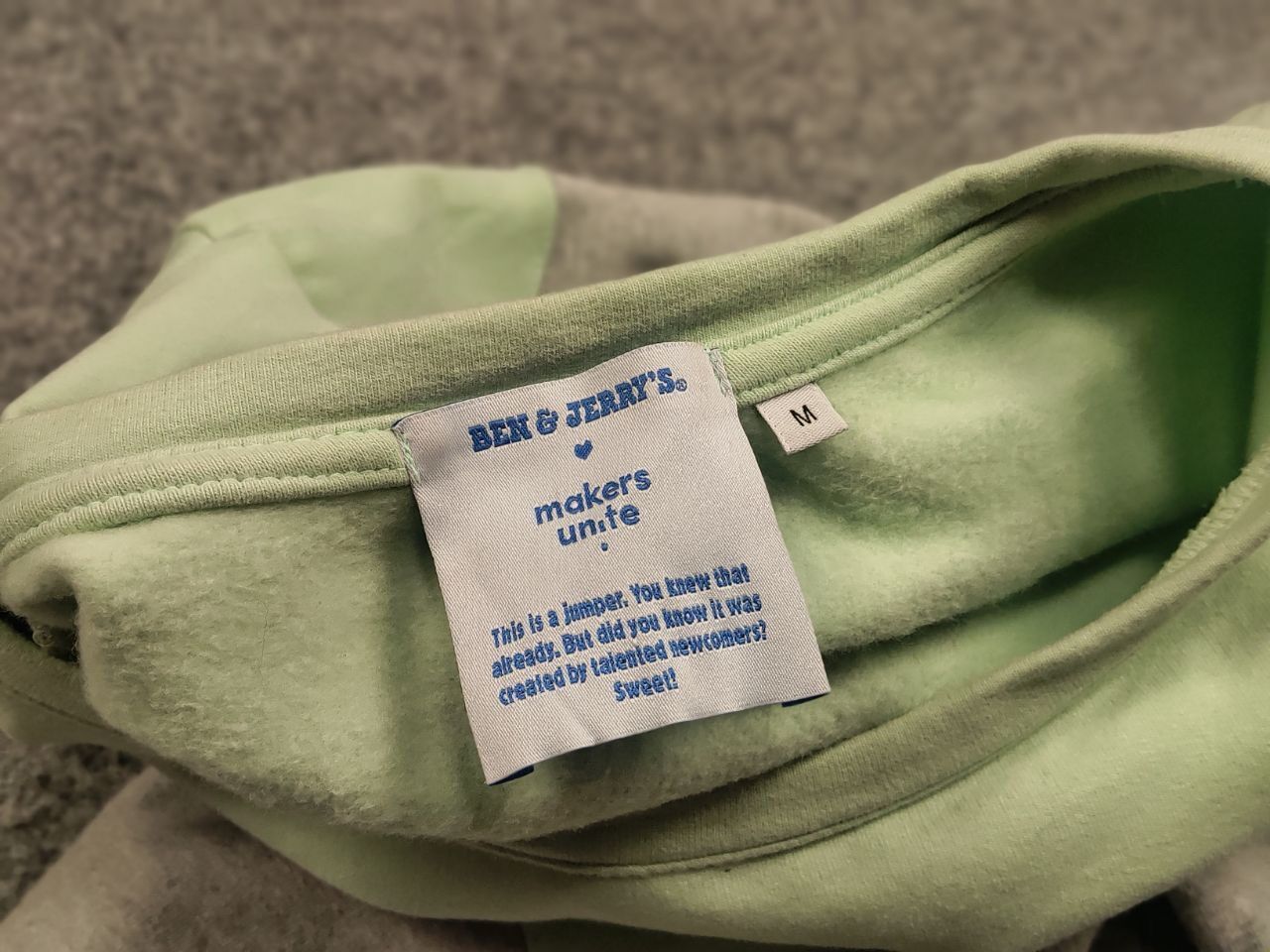 Japanese Brand Ben & Jerry's x Makers Unite Crewneck Design Sweatshirt Size US M / EU 48-50 / 2 - 15 Thumbnail