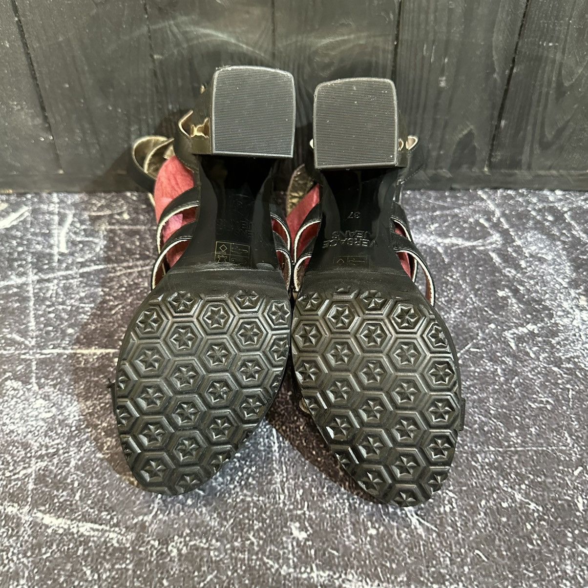 Versace Jeans Couture Versace Jeans Couture Leather Women’s Heels 37 Size Size US 7 / IT 37 - 11 Thumbnail