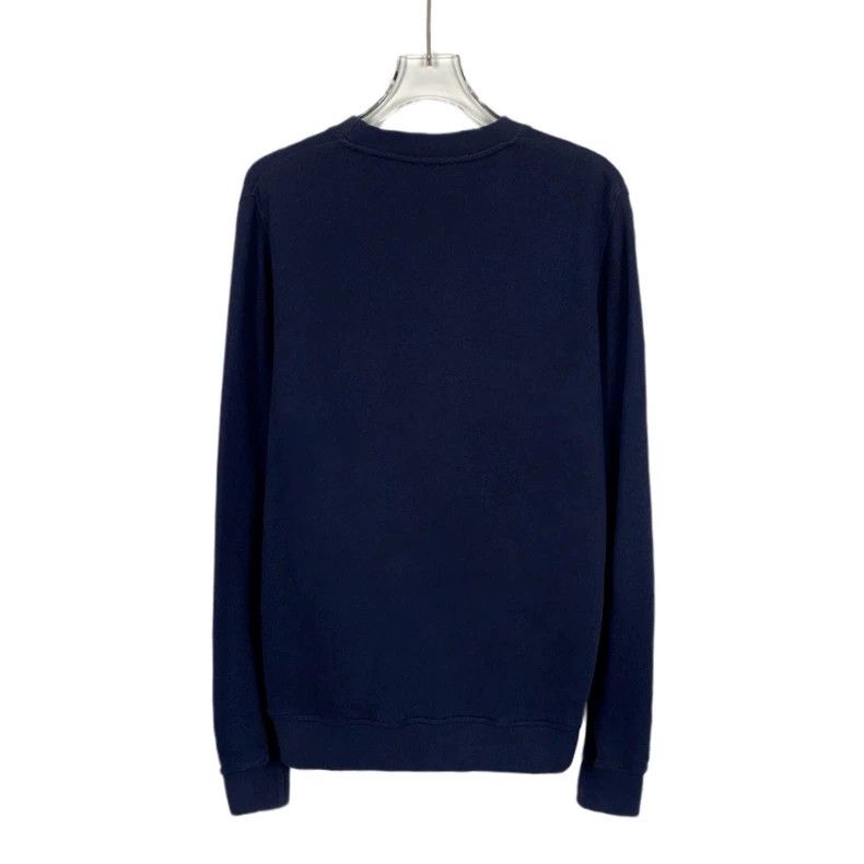 Loewe Loewe Dark blue logo colored cotton round neck long sleeve Size S / US 4 / IT 40 - 2 Thumbnail
