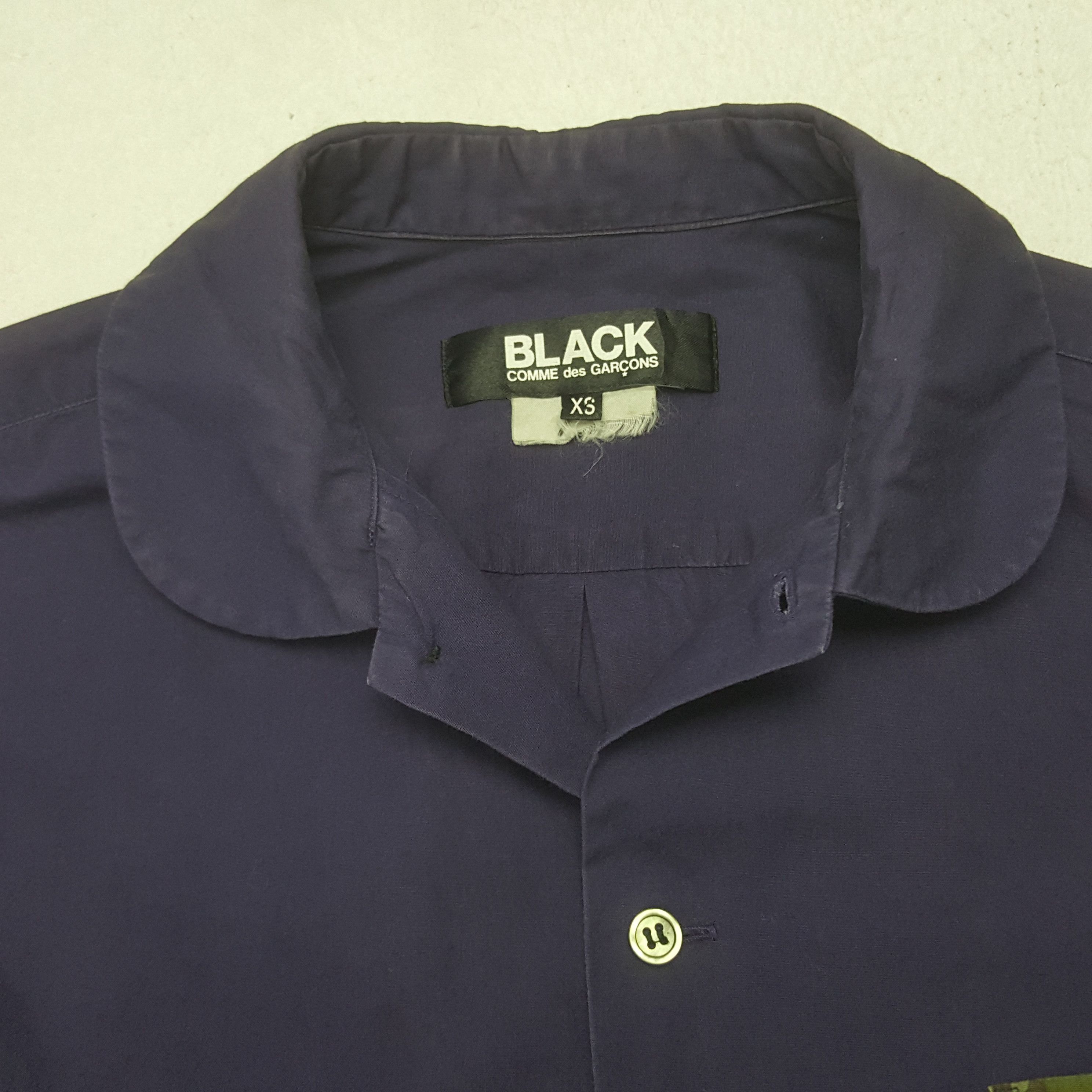 Comme des Garcons Vintage Comme des Garcons Black Pocket Button up Shirt Size US XS / EU 42 / 0 - 4 Thumbnail