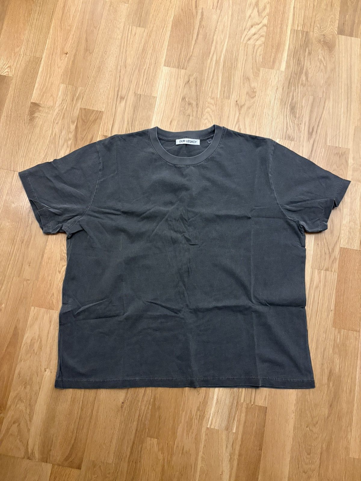 Our Legacy Our Legacy Box T-Shirt Worn Black Size US M / EU 48-50 / 2 - 1 Thumbnail