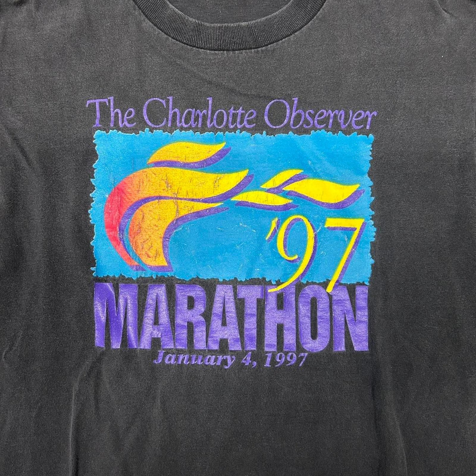 Other 1997 Charlotte Observer Marathon long sleeve shirt Size US M / EU 48-50 / 2 - 2 Thumbnail