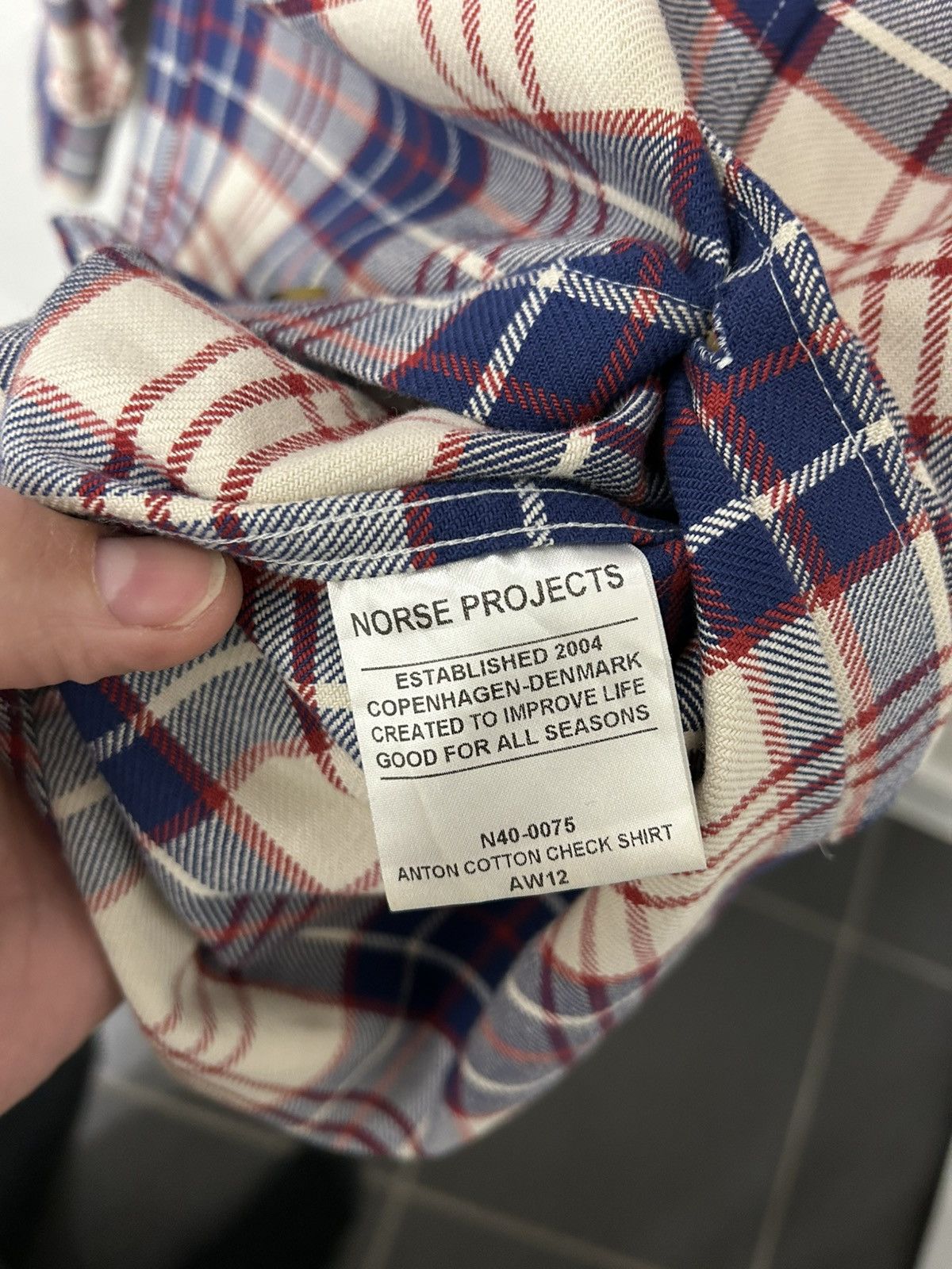 Norse Projects Norse Projects Anton Plaid Shirt Size US M / EU 48-50 / 2 - 4 Thumbnail