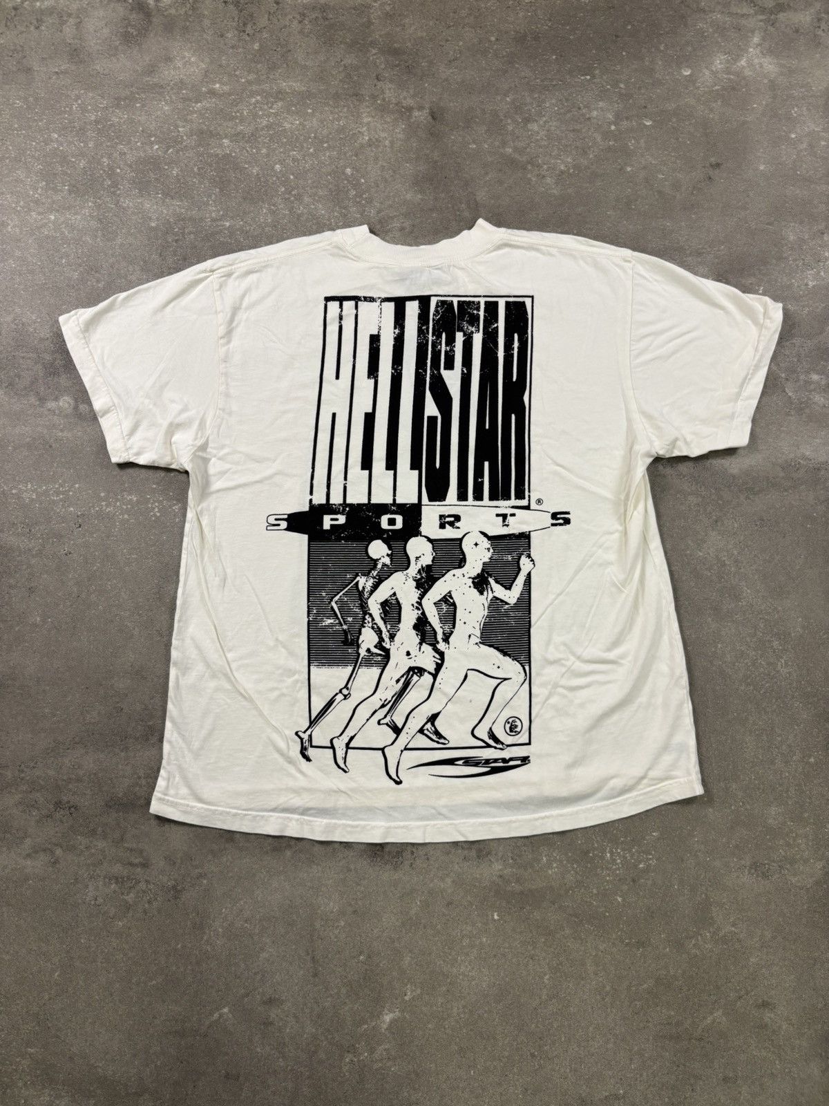 HELLSTAR Hellstar Like Us, Beat Us T-Shirt, White Size US XL / EU 56 / 4 - 2 Thumbnail