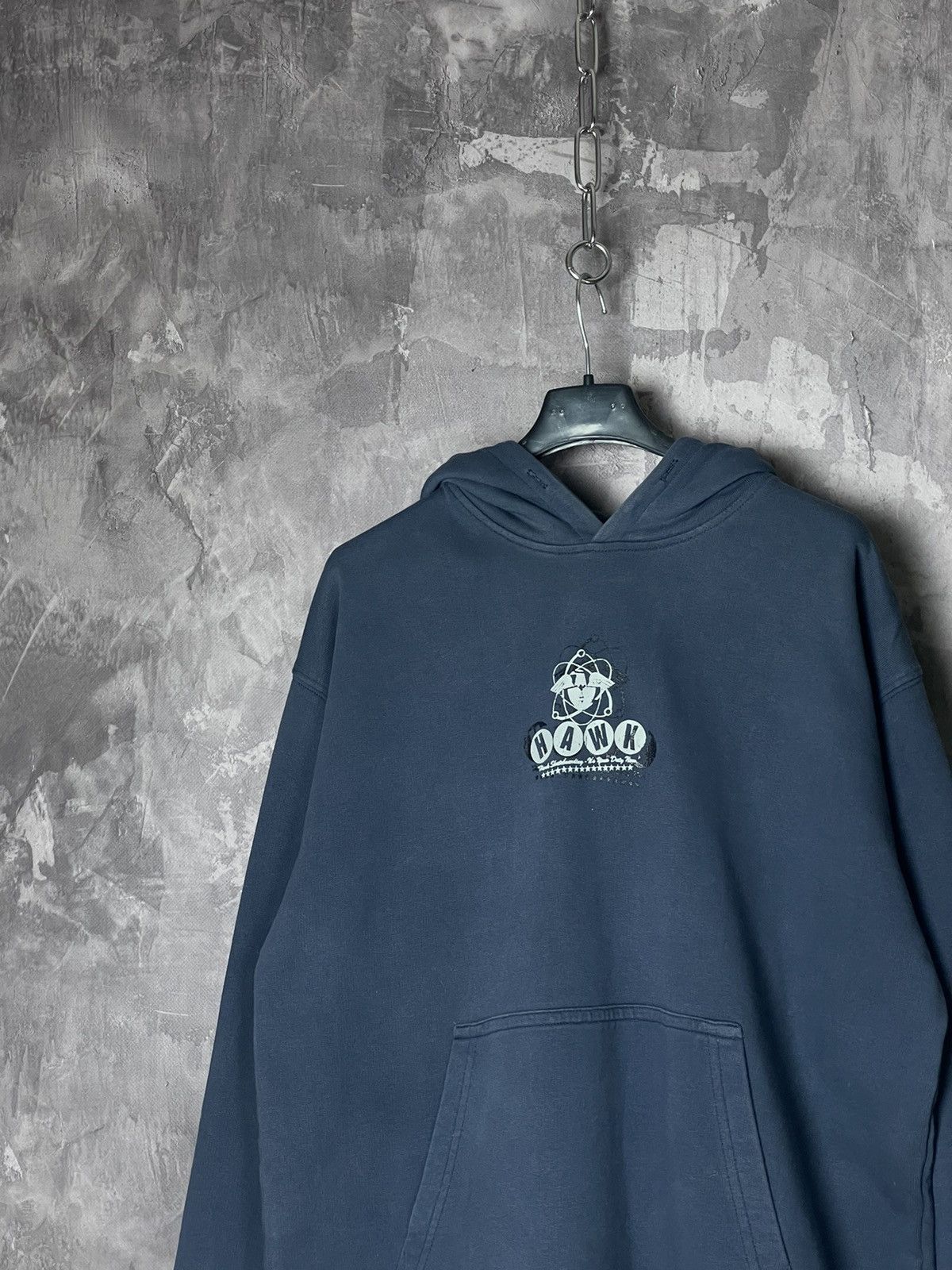 Tony Hawk × Vintage Vintage 90s tony hawk skateboards reaper hoodie y2k Size US XL / EU 56 / 4 - 3 Thumbnail