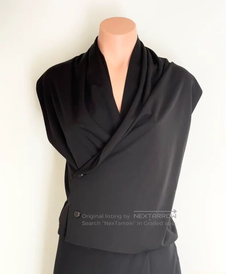 Yohji Yamamoto Deformed drape shirt