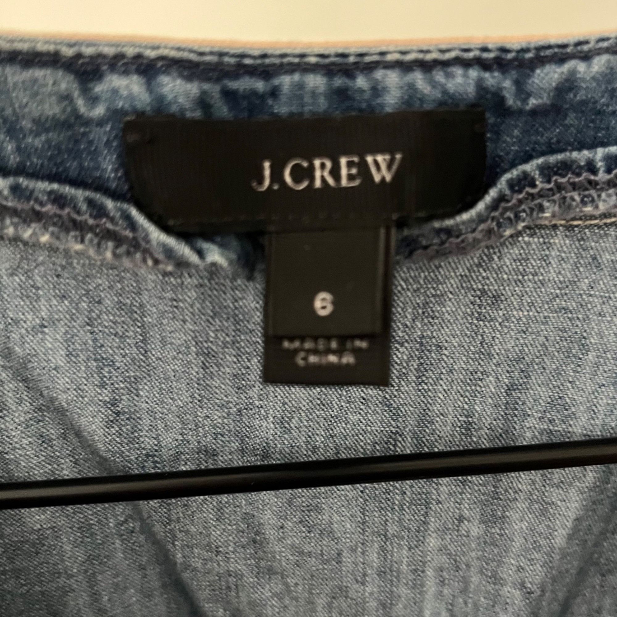 J.Crew J.Crew Soutache Embroidered Chambray Tunic Size M / US 6-8 / IT 42-44 - 3 Thumbnail