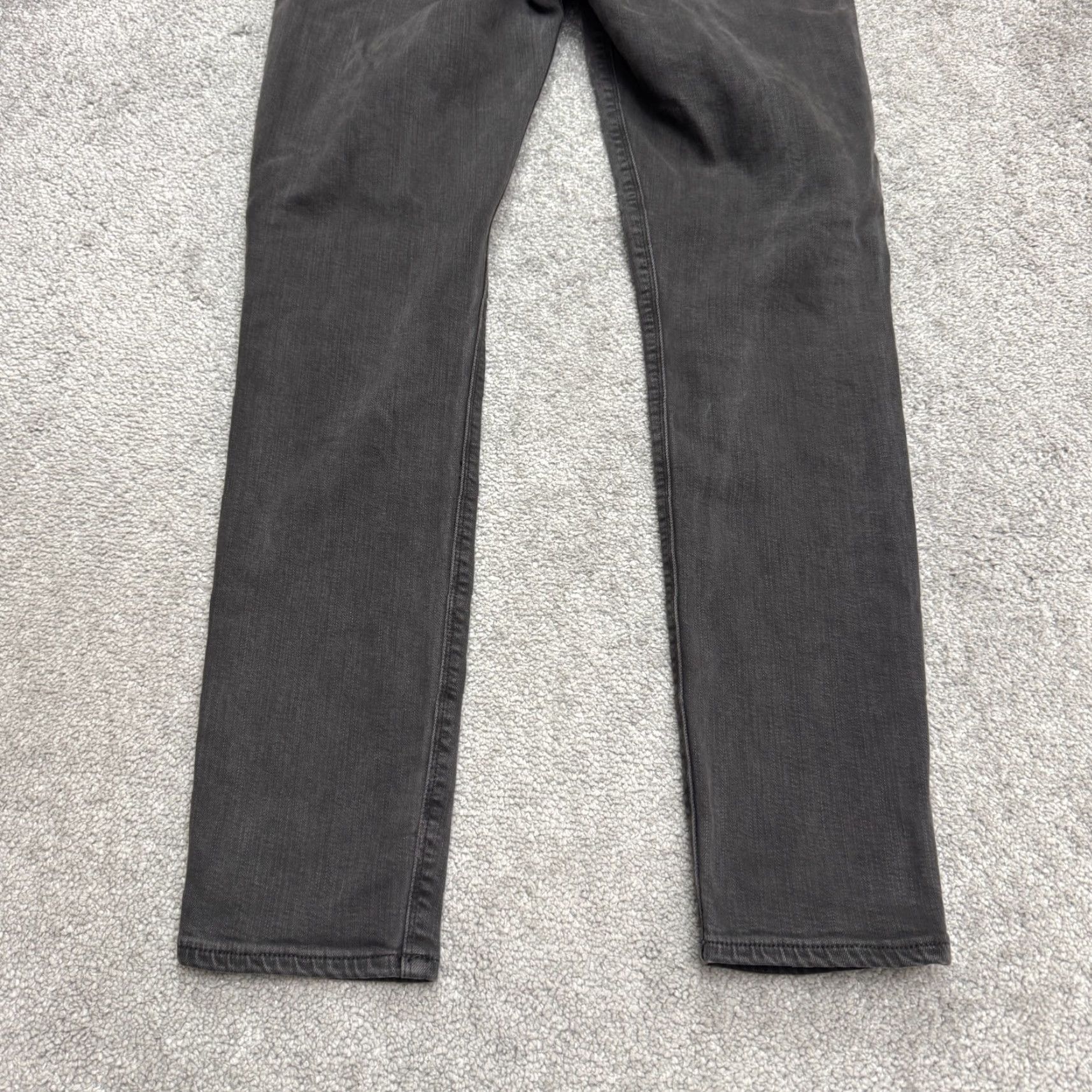 Hudson HUDSON Nico Jeans Womens 29 Dark Gray Washed Mid Rise Skinny Denim Zip Button 5-Pocket Stretch City Streetwear Size 29" - 4 Thumbnail
