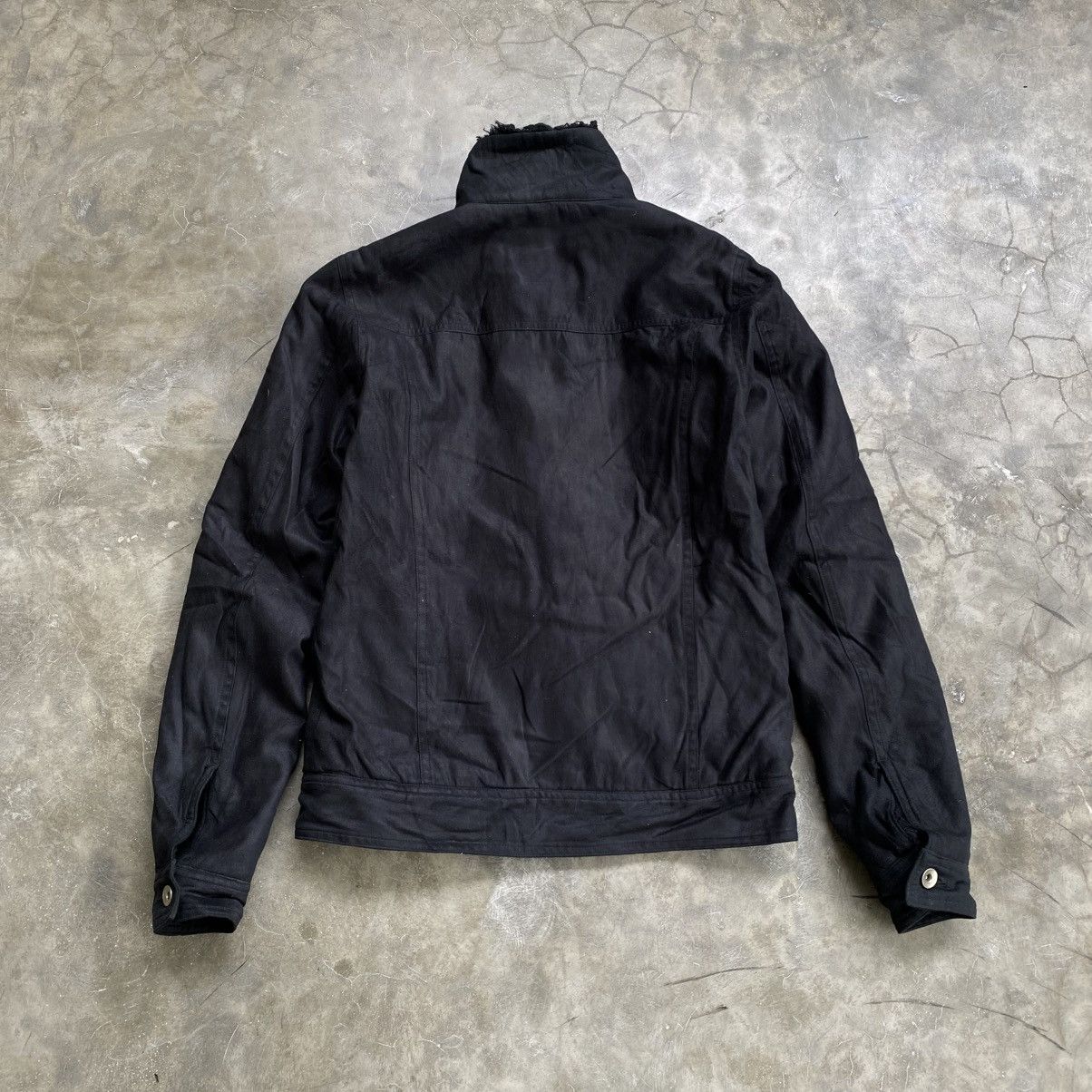 If Six Was Nine 2000s Paranoid Vkei Style Trim Fur Riri Zipper Jacket Size US S / EU 44-46 / 1 - 2 Thumbnail