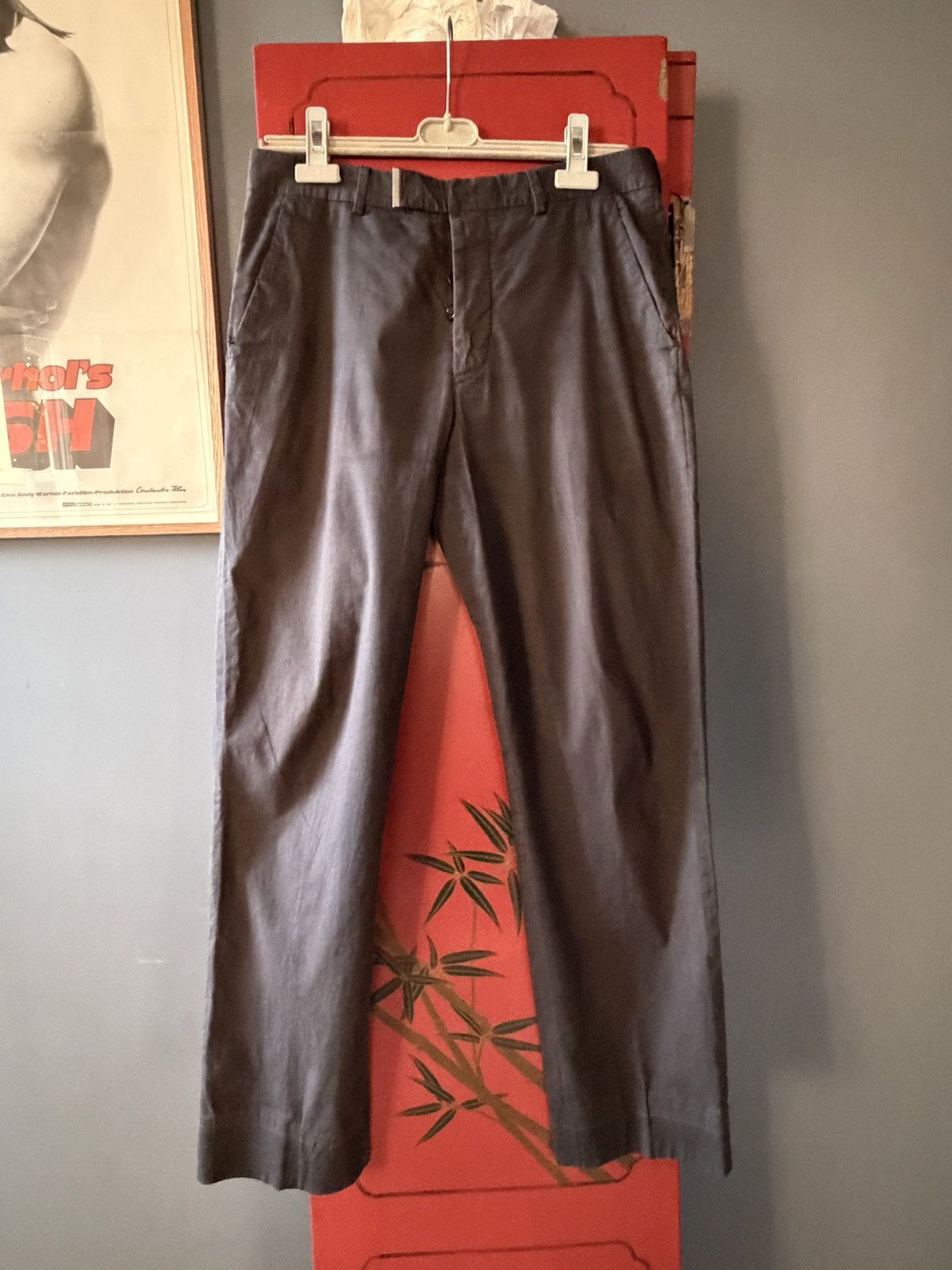 Helmut Lang Helmut Lang 1990s Archive navy Trousers Made in Italy Size US 31 - 3 Thumbnail