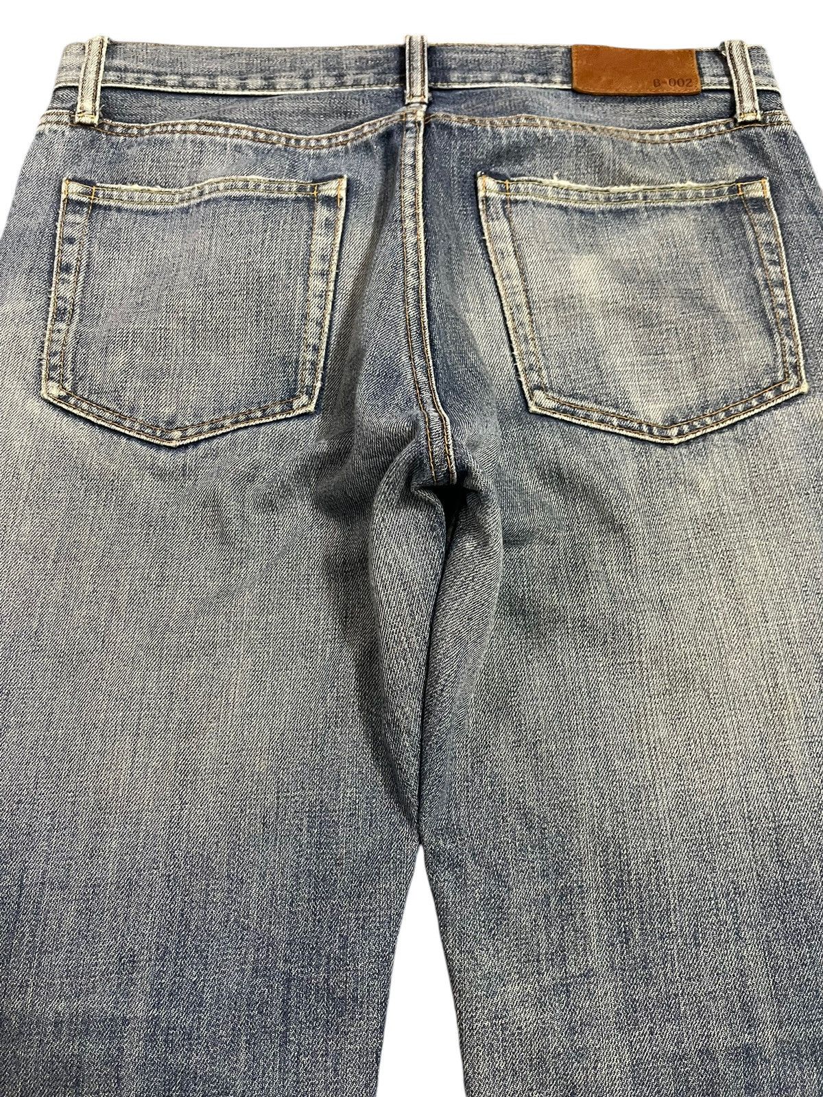 Uniqlo Vintage Japanese Uniqlo Blue Faded Wash Distress Baggy Jeans Size US 32 / EU 48 - 5 Thumbnail
