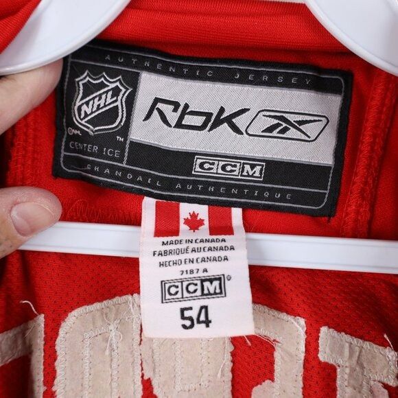 Reebok Vintage Reebok Zetterberg Detroit Red Wings Hockey Jersey Size US XXL / EU 58 / 5 - 8 Thumbnail