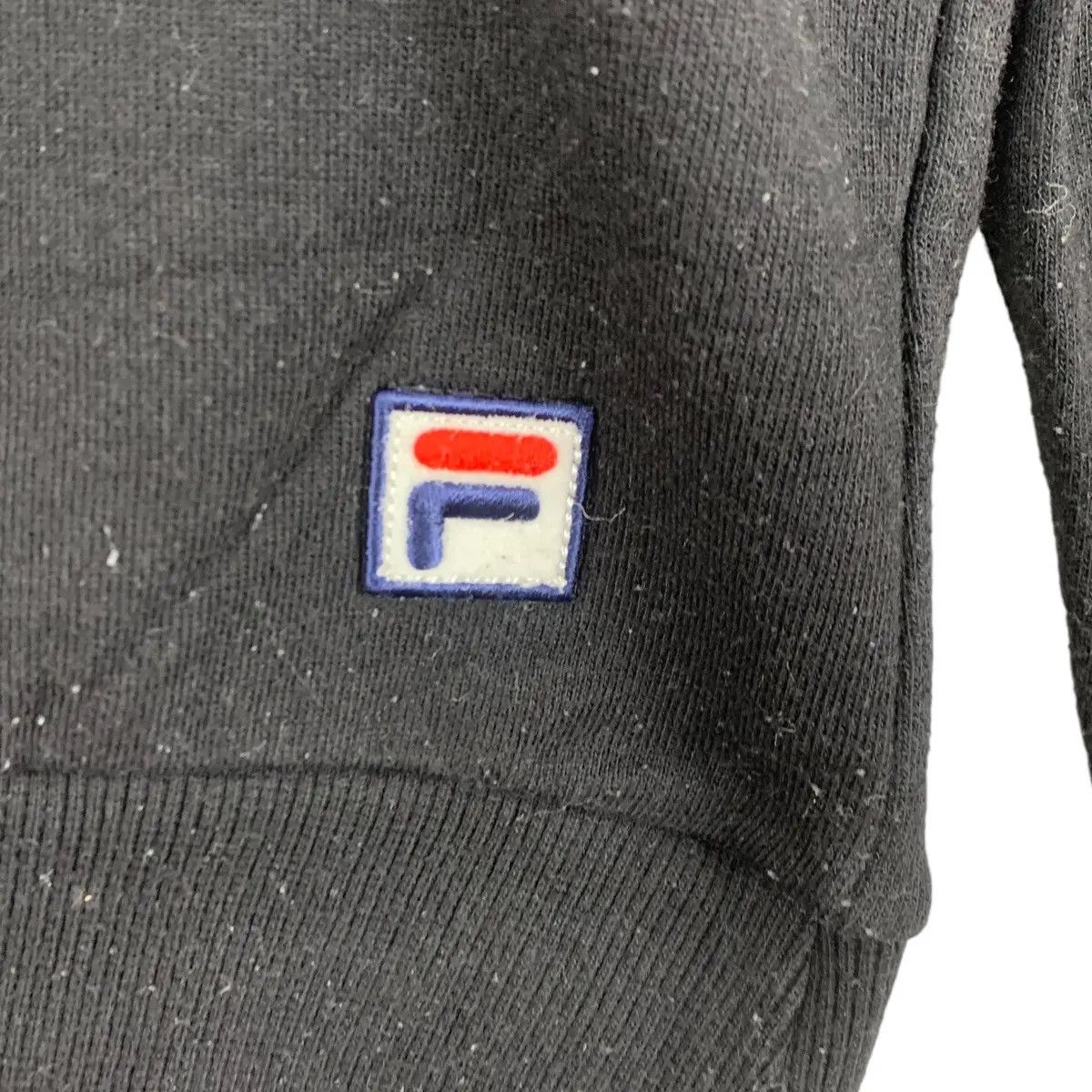 Fila Vintage FILA Big Logo Print Black Sweatshirt Size US XL / EU 56 / 4 - 4 Thumbnail