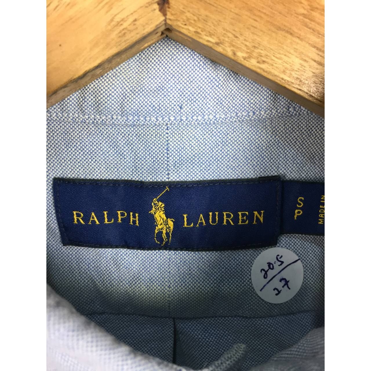 Ralph Lauren × Vintage Vtg Ralph Lauren Nautical Embroidered Oxford Shirt Size US S / EU 44-46 / 1 - 8 Thumbnail