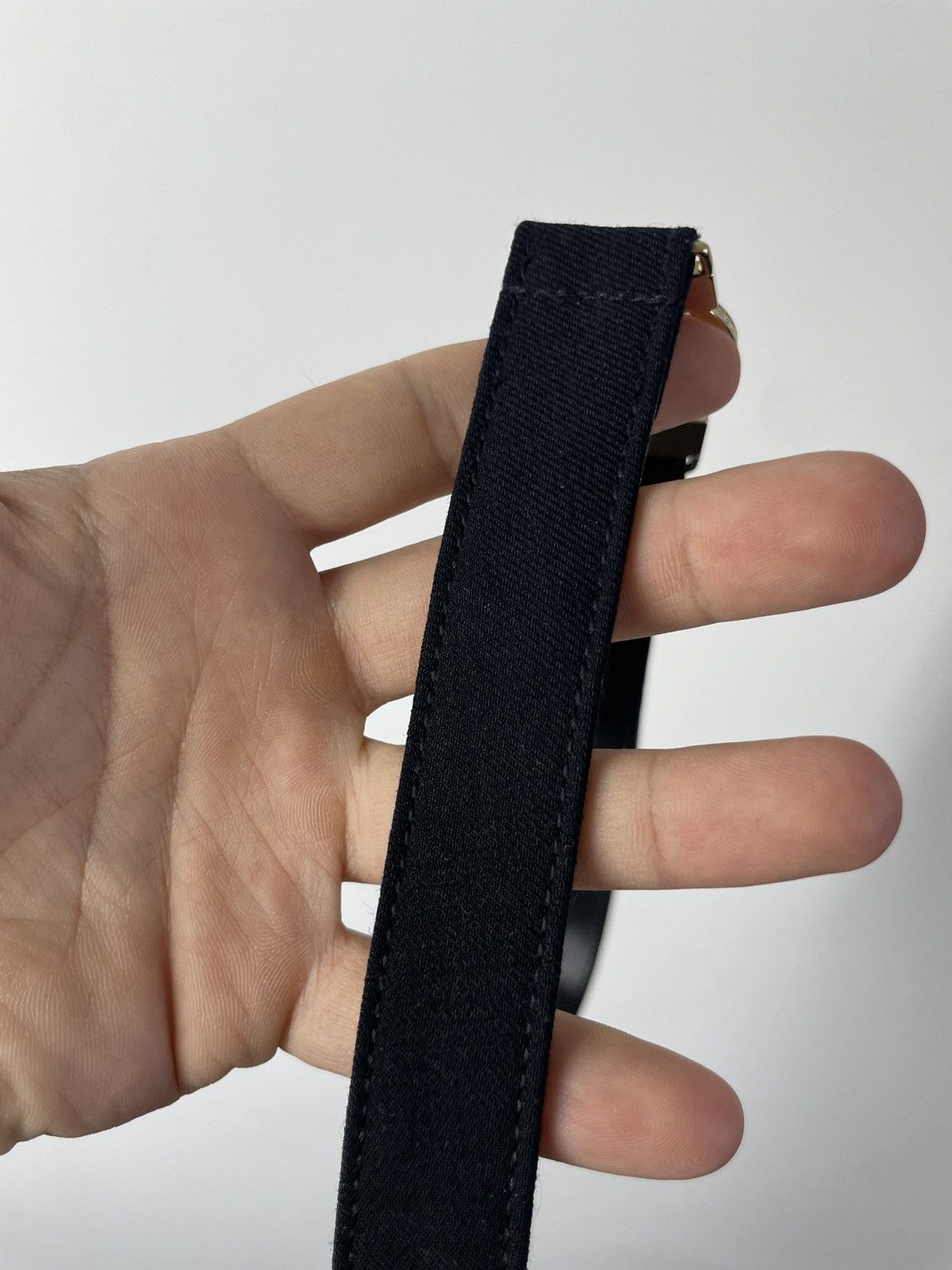 Versace Vintage Gianni Versace Leather and cotton belt Size ONE SIZE - 10 Thumbnail