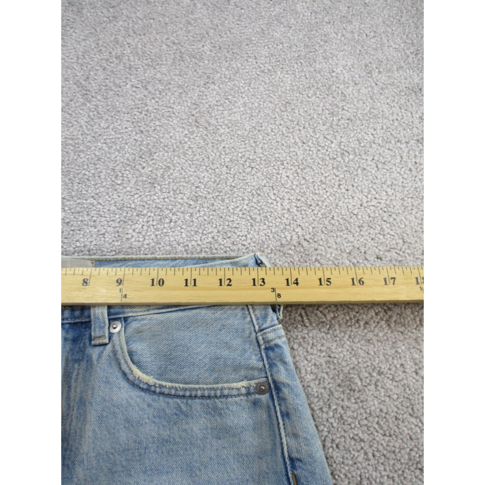 Everlane Vintage Everlane Denim Skirt Women’s 25 A-Line Short Blue Cotton Raw Hem 90s Size 42" / US 20 - 6 Thumbnail