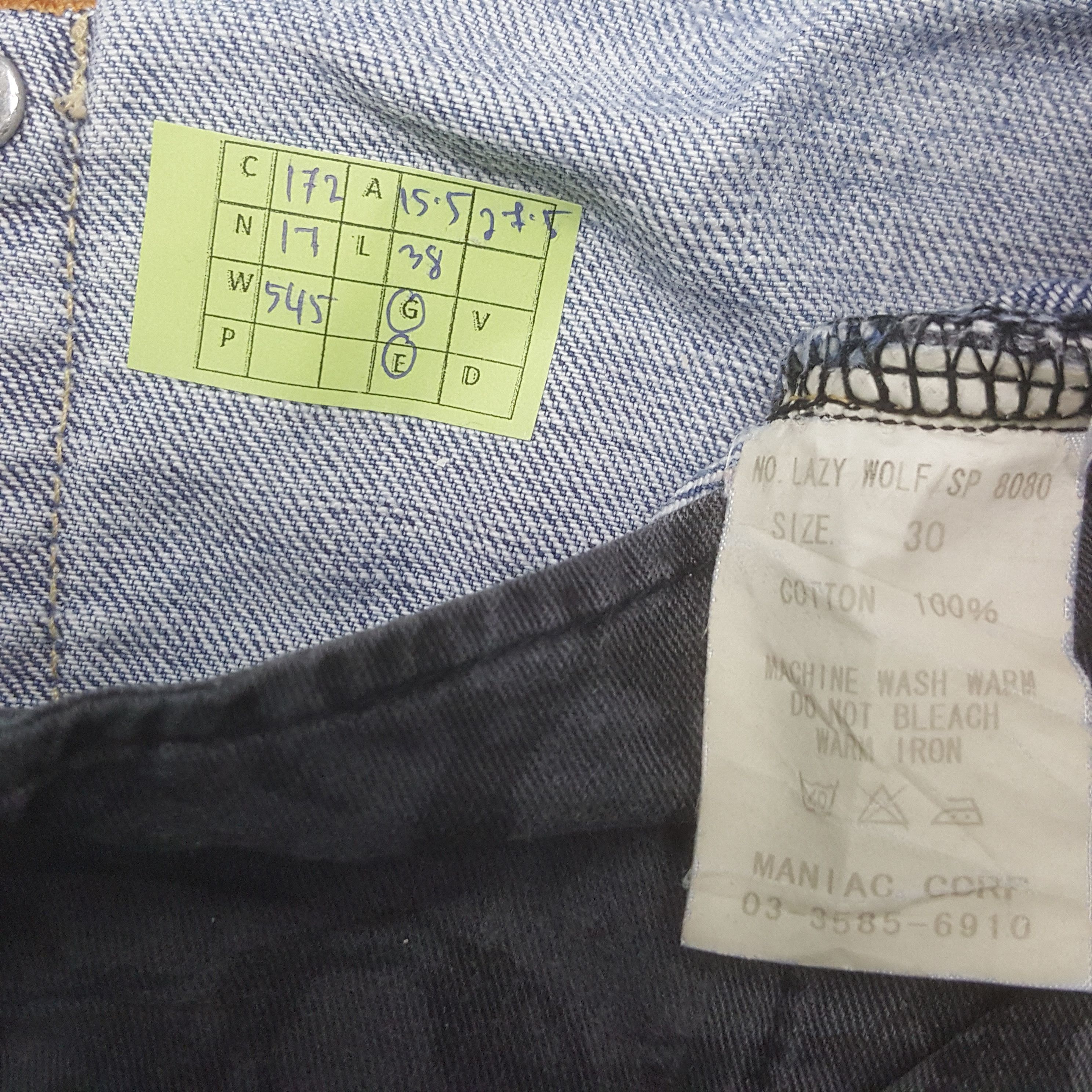 Le Grande Bleu (L.G.B.) Vintage L.G.B. Le Grande Bleu Japanese Distressed Denim Jean Size US 31 - 8 Thumbnail
