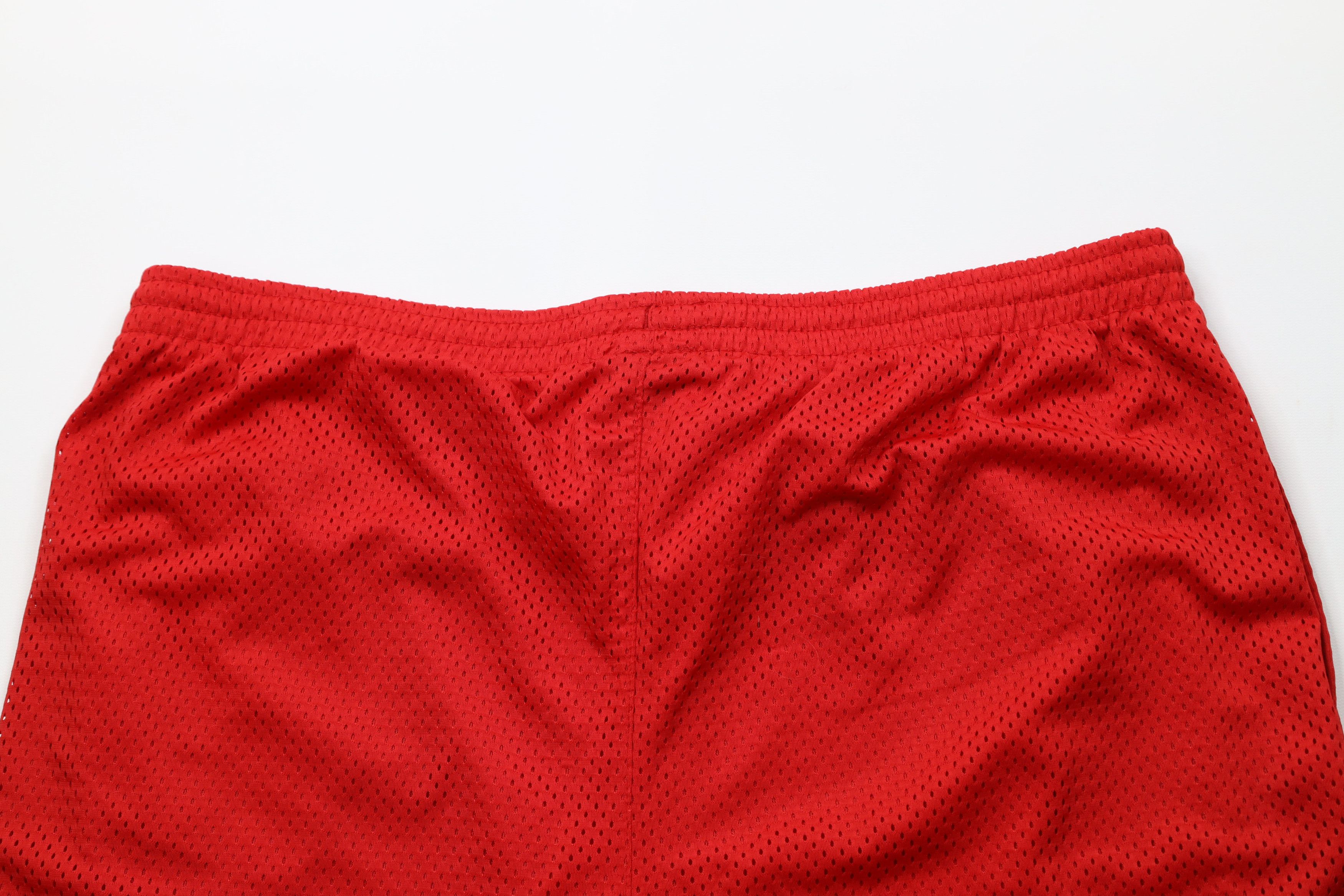 Vintage Vintage 90s Ohio State University Above Knee Mesh Shorts Size US 34 / EU 50 - 10 Thumbnail