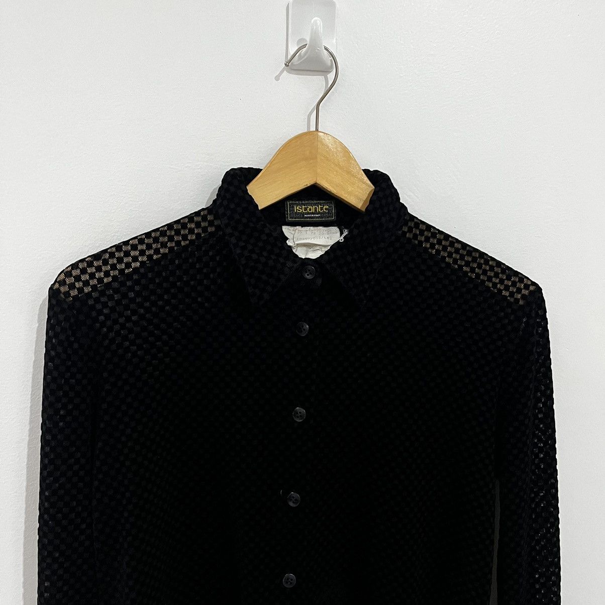 Versace Istante Versace Lace Checkerboard shirt Size M / US 6-8 / IT 42-44 - 3 Thumbnail