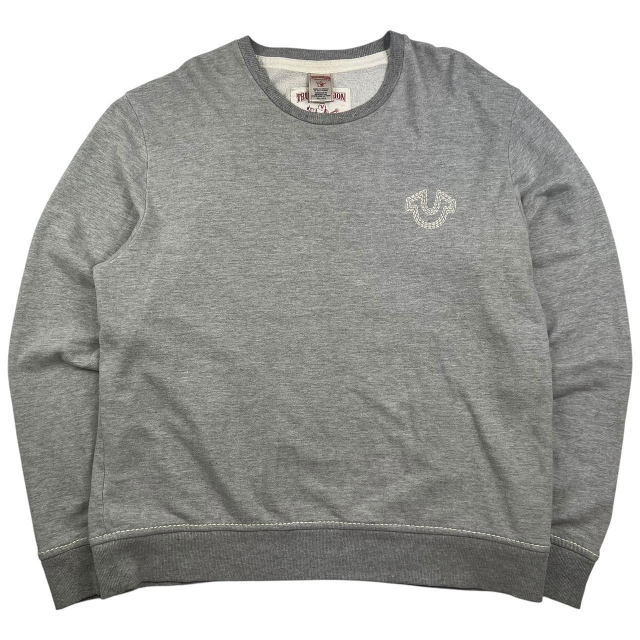 True Religion True Religion Triple Contrast Big QT Stitch Sweatshirt - XXL Size US XXL / EU 58 / 5 - 1 Thumbnail