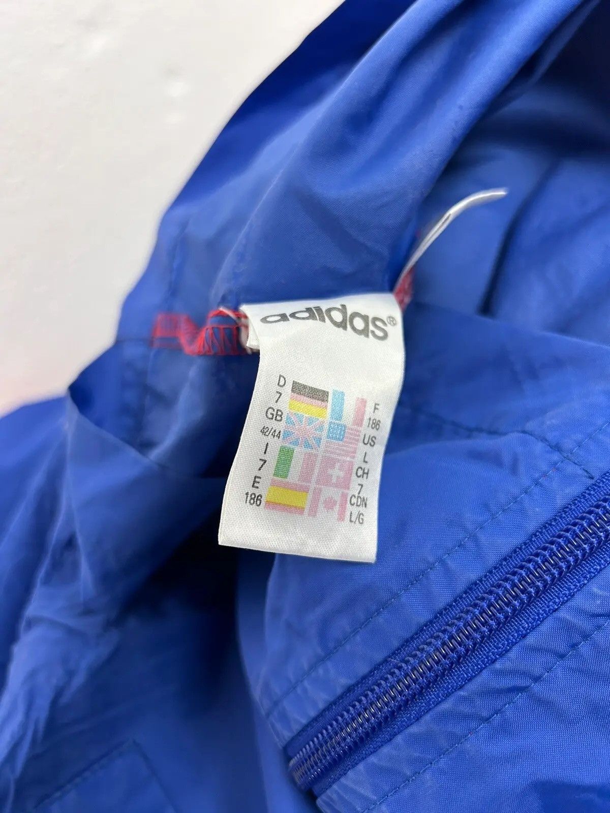 Adidas 90s Vintage Adidas Bayern Munchen 1993/95 Windbreaker Size US XL / EU 56 / 4 - 11 Thumbnail