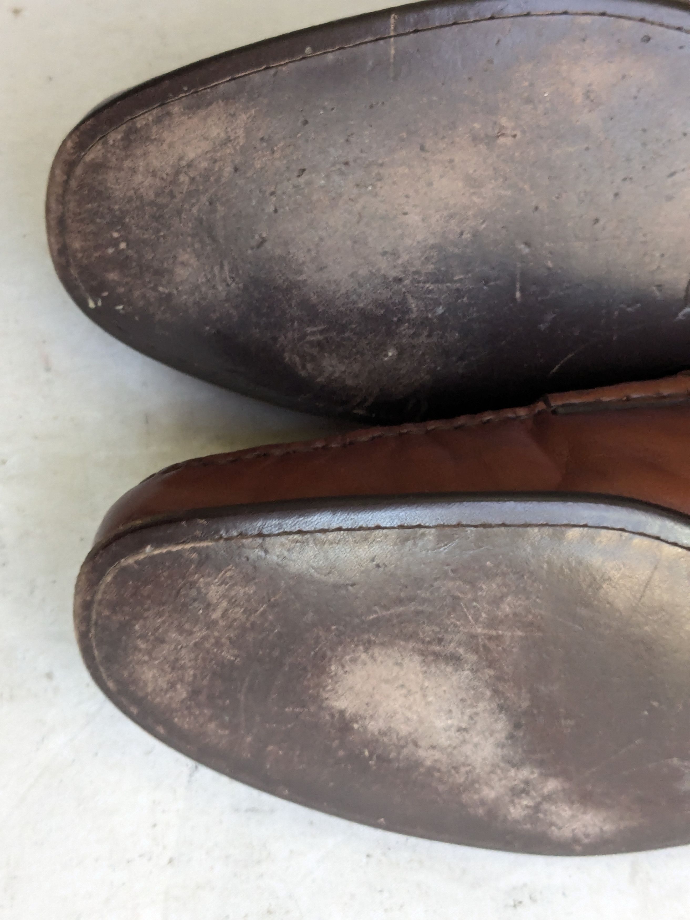 Santoni Santoni Penny Loafers Brown Leather 10.5 D Slip Ons Size US 10.5 / EU 43-44 - 12 Thumbnail