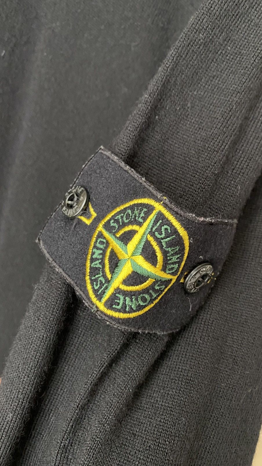 Stone Island Stone Island Wool Turtleneck Sweater Black Size Large Size US L / EU 52-54 / 3 - 3 Thumbnail