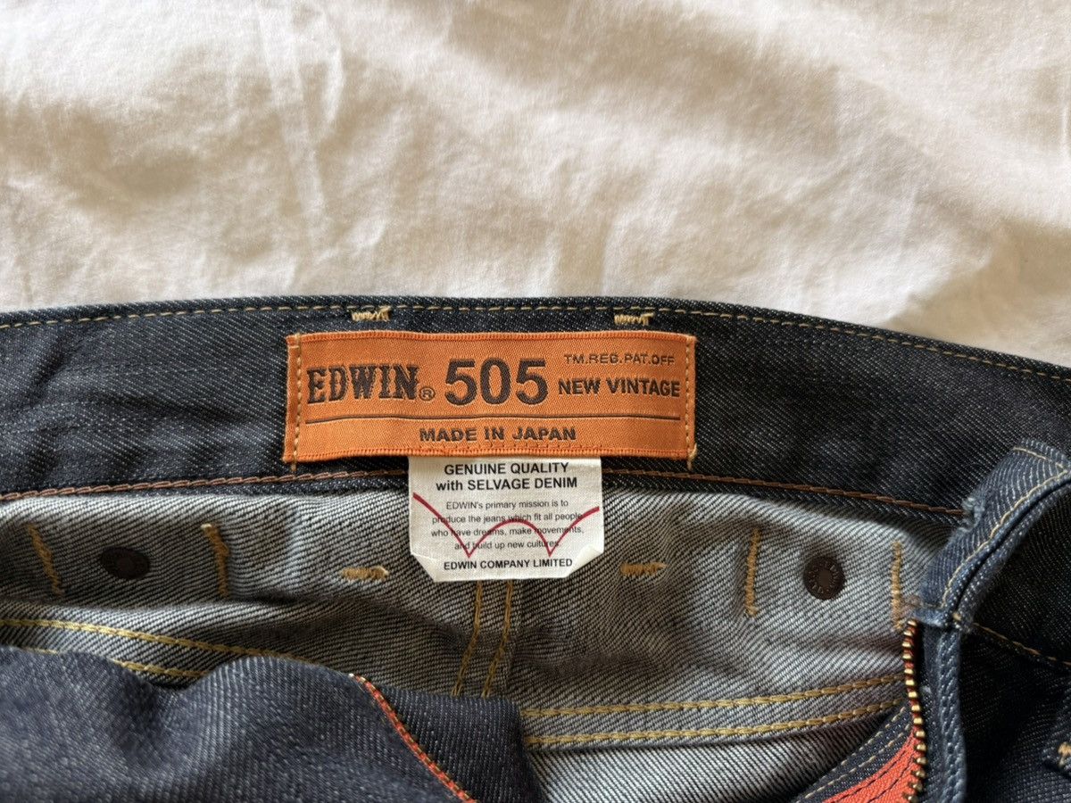 Edwin Edwin 505 Harajuku Shop Special Selvedge Jeans – 32x33 Size US 32 / EU 48 - 11 Thumbnail