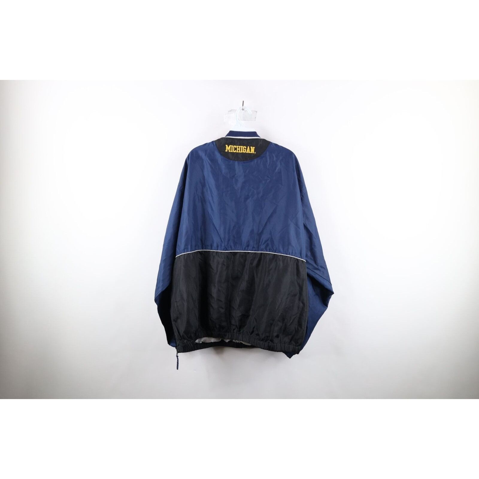 Vintage Vintage 90s University of Michigan Pullover Jacket Size US XXL / EU 58 / 5 - 14 Thumbnail