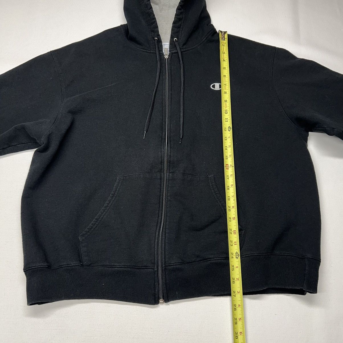 Champion Champion Hoodie Black Zip Sweatshirt Sweater Logo Authentic Size US XXL / EU 58 / 5 - 18 Thumbnail