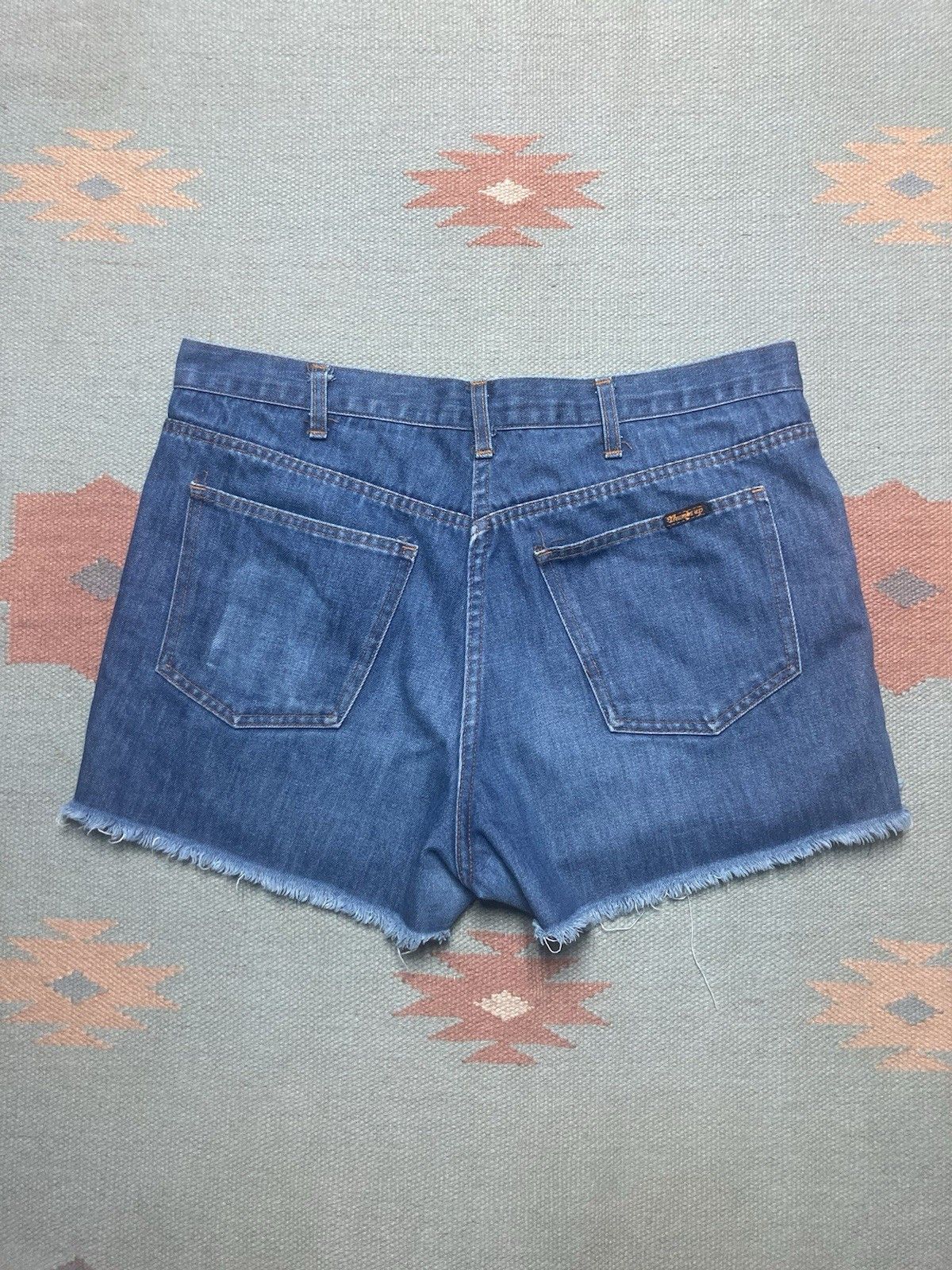 Sears × Vintage Sears thumbs up jeans shorts cut off jorts denim 80s size 36 Size US 36 / EU 52 - 6 Thumbnail