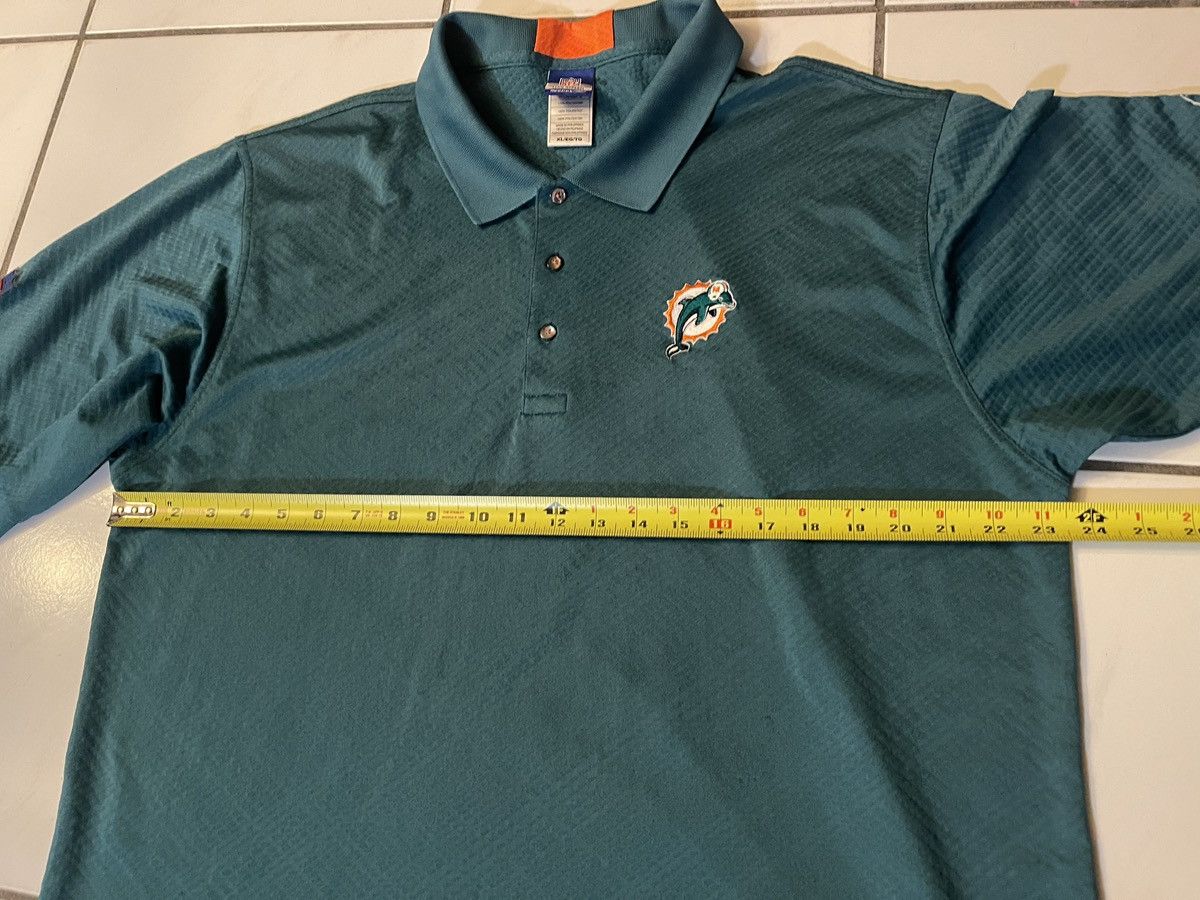 Reebok Miami Dolphins Football Polo Shirt Mens XL Green Reebok NFL Size US XL / EU 56 / 4 - 6 Thumbnail