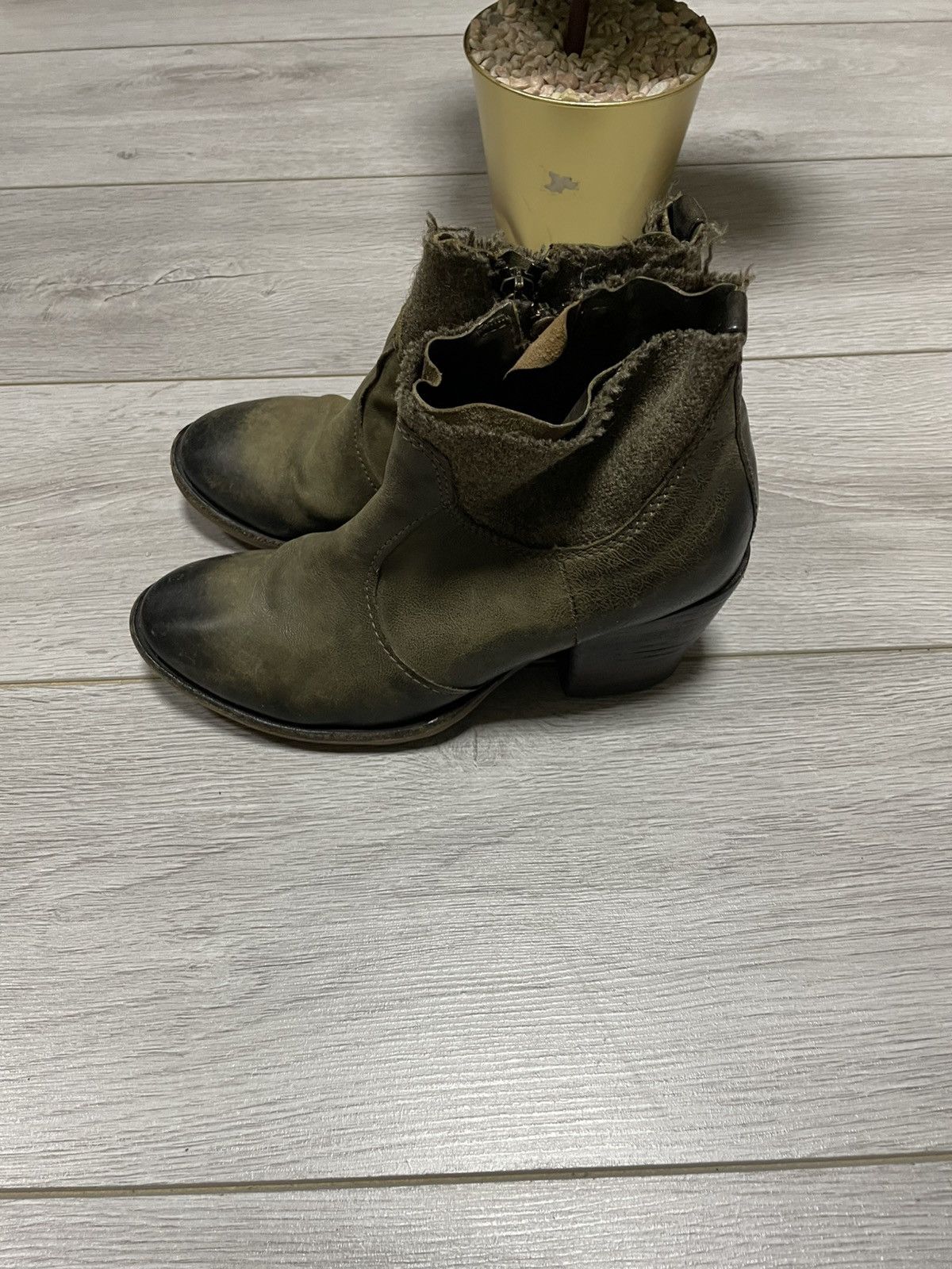 A.S.98 AS 98 vintage airstep distressed zip hight leather boots Size US 8 / IT 38 - 8 Thumbnail
