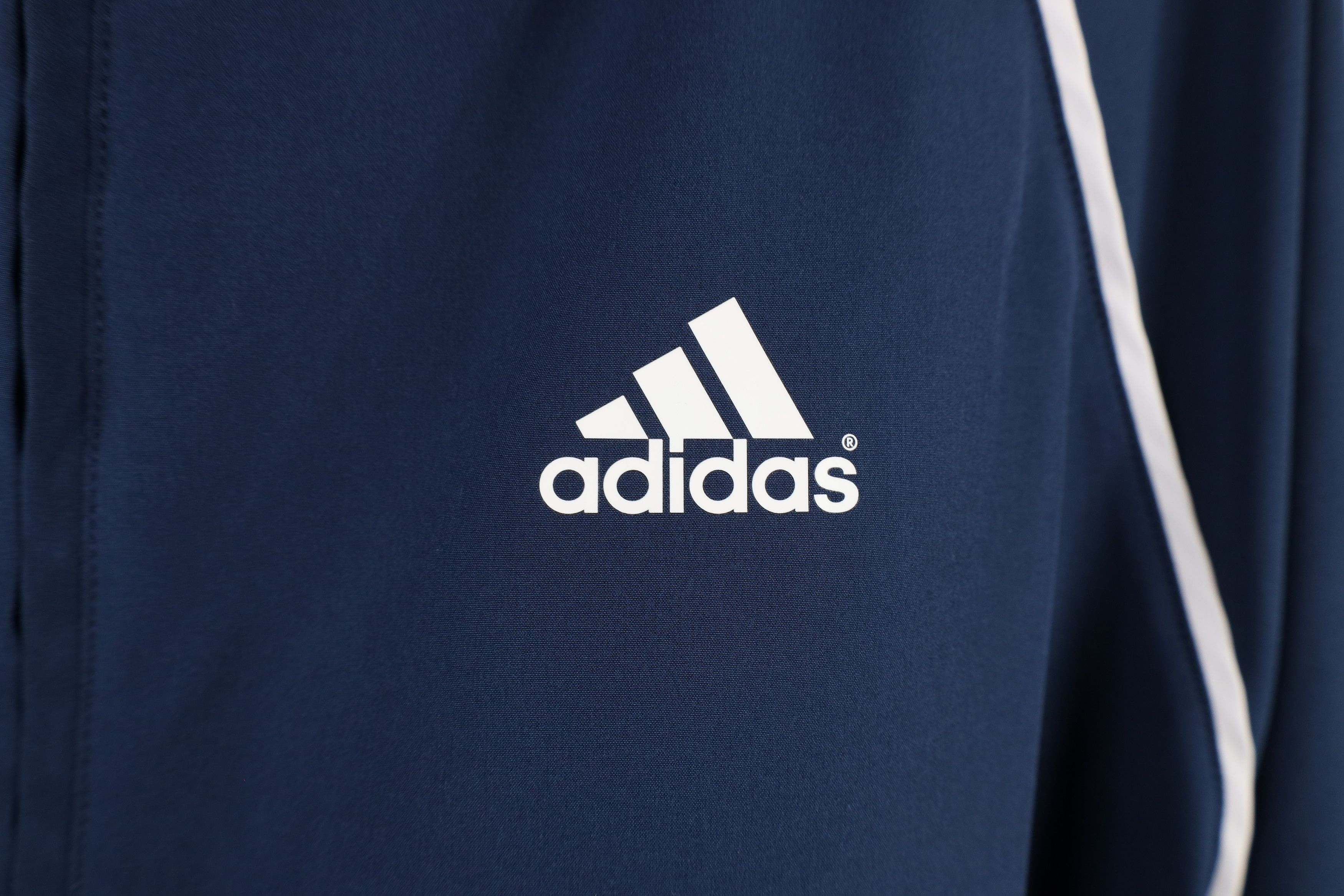 Adidas × Vintage Vintage Adidas Short Sleeve Half Zip Pullover Jacket Blue Size US XL / EU 56 / 4 - 5 Thumbnail