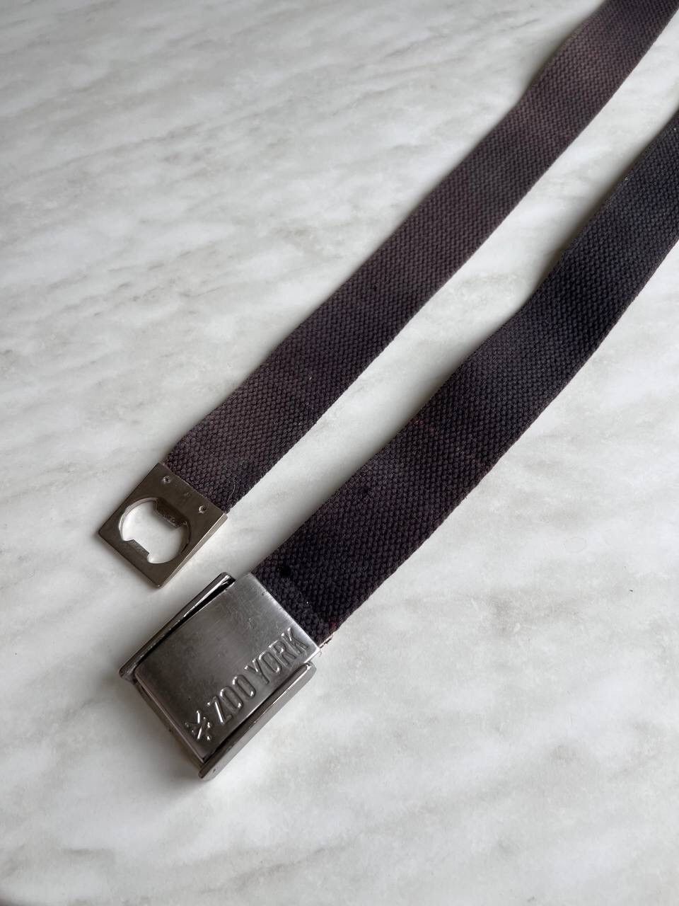 Vintage × Zoo York Zoo York black belts vintage logo Y2K metal chrome buckle Size ONE SIZE - 6 Thumbnail