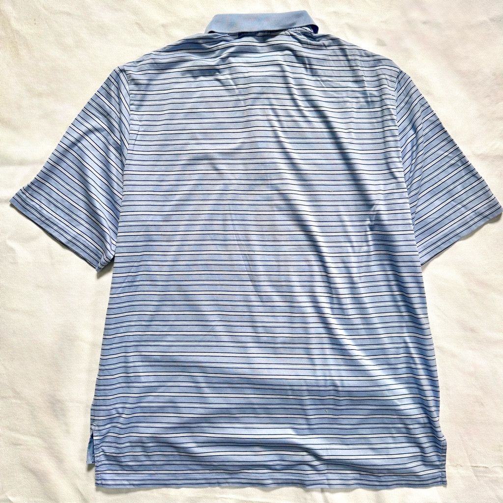 Polo Ralph Lauren Ralph Lauren Polo Golf Blue Stripes Shirt Size US XL / EU 56 / 4 - 3 Thumbnail