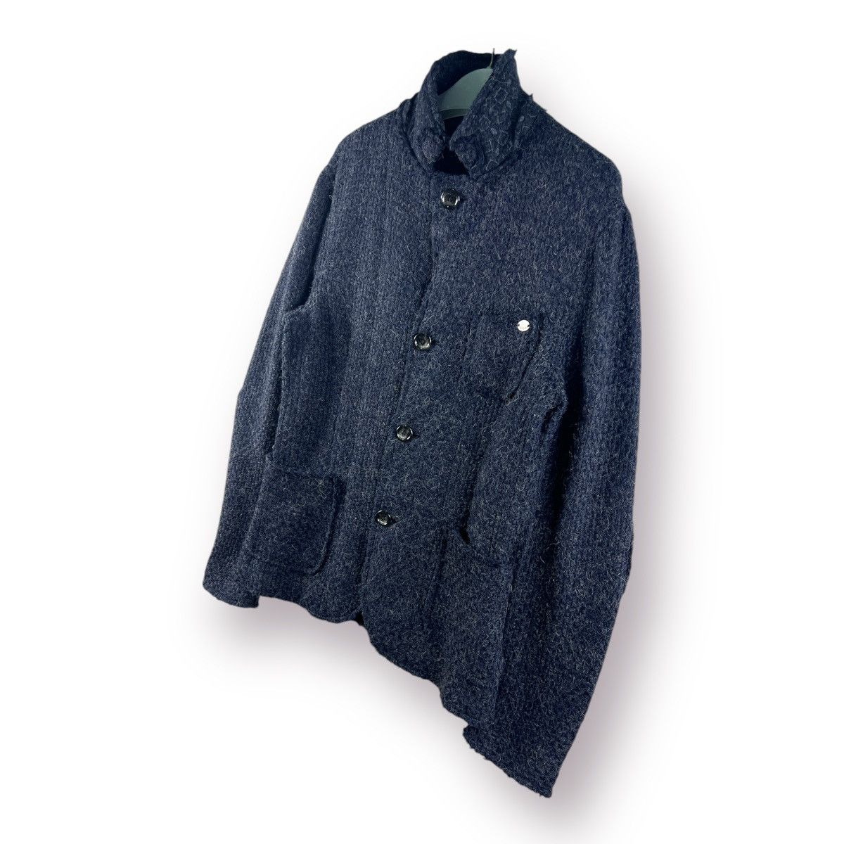 45rpm 🔥 indigo GAS Japan Grotto S.p.a Heavy Knit jacket Size US XS / EU 42 / 0 - 2 Thumbnail
