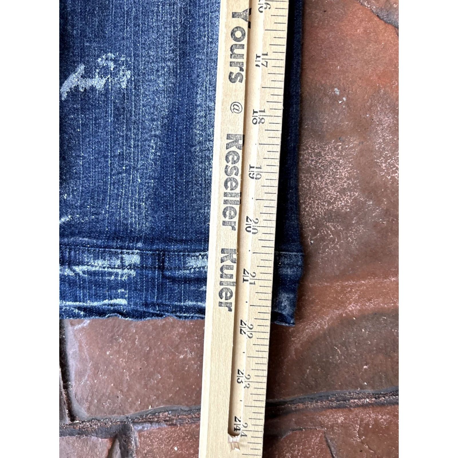 Vintage VINTAGE Raw Blue Lady Long Capri Jeans Jeans Women 5/6 Blue Denim 5-Pocket Grunge 90s Retro USA Mens? Size 27" / US 4 / IT 40 - 8 Thumbnail
