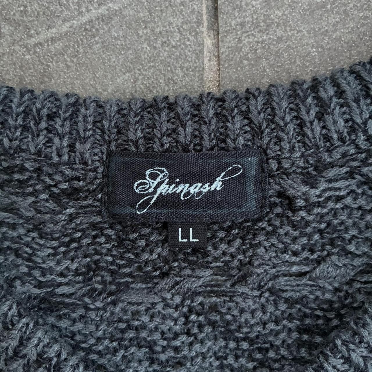 Spinash 2000s-2010s? Japanese brand Spinash knit sweater Size US XL / EU 56 / 4 - 2 Thumbnail