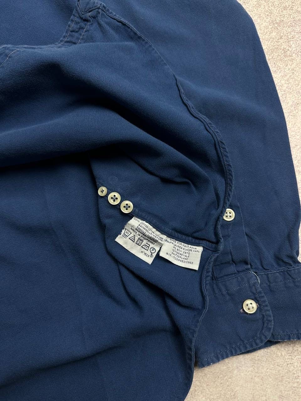 Polo Ralph Lauren Vintage Polo Ralph Lauren Blue Shirt Y2K L Rare Size US L / EU 52-54 / 3 - 5 Thumbnail