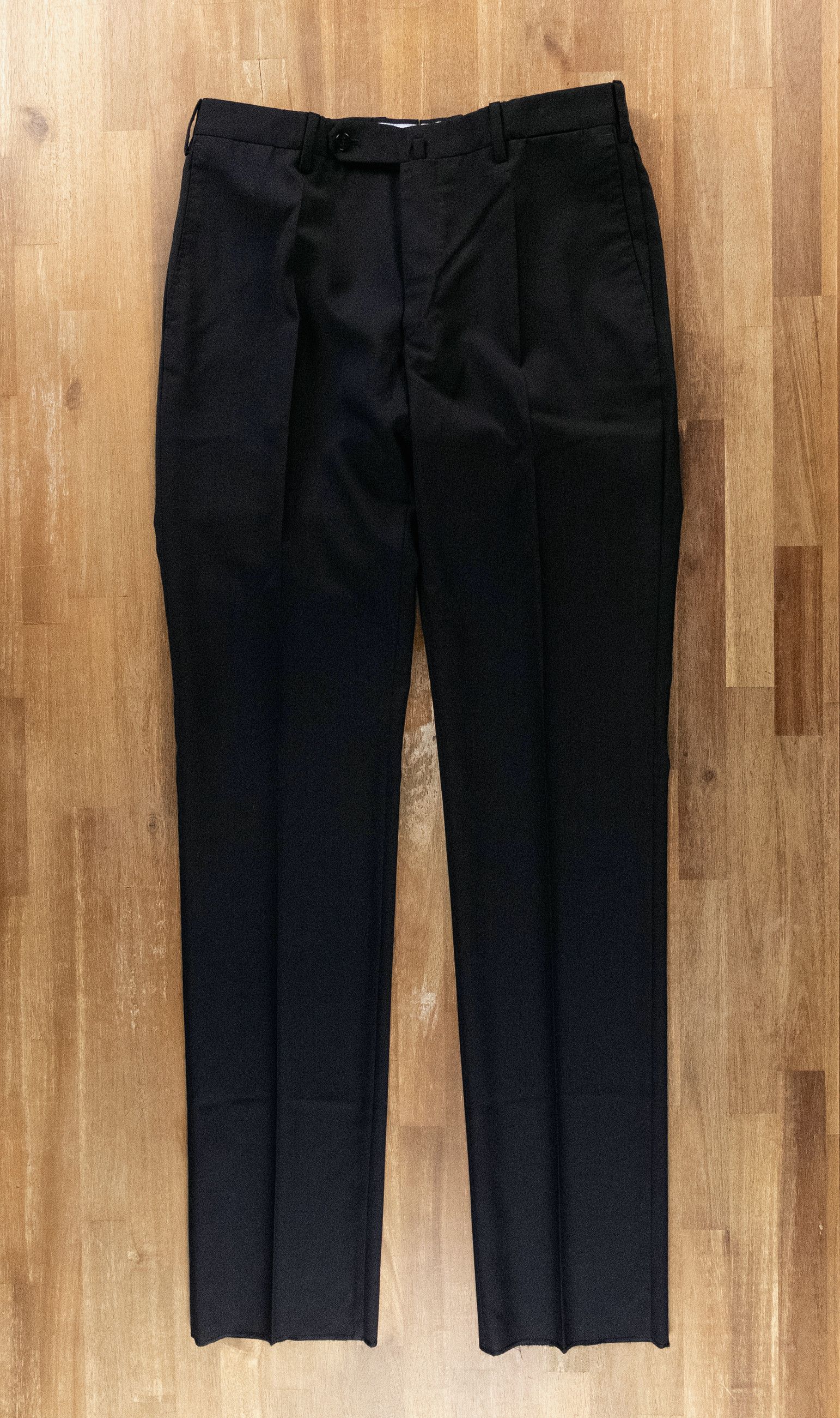 Incotex INCOTEX navy blue wool dress pants trousers 34 / 50 Size US 34 / EU 50 - 1 Thumbnail