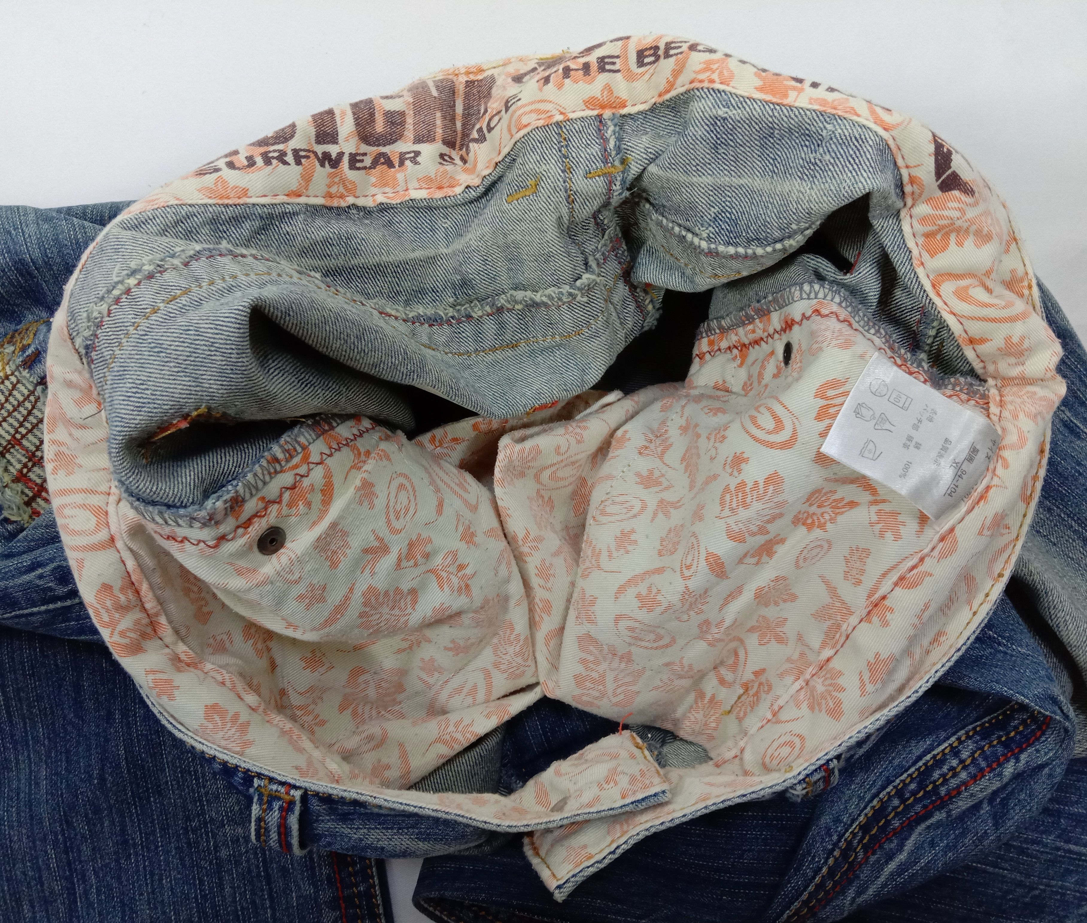 Gotcha Vintage Gotcha Patchwork Distressed Design Jeans Size US 33 - 11 Thumbnail