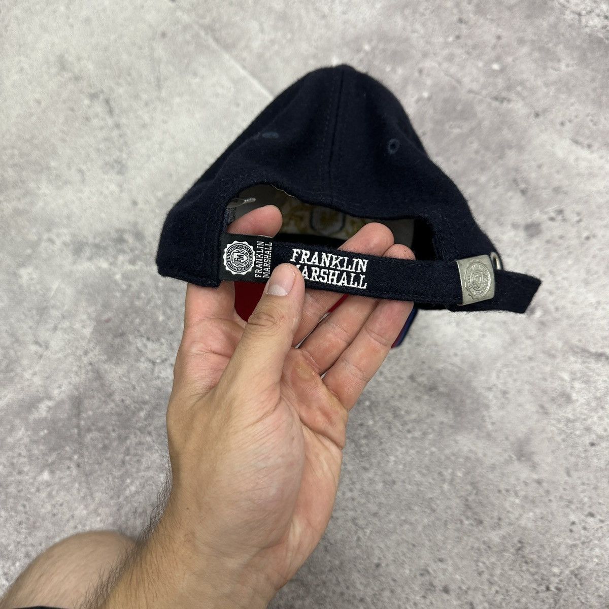 Franklin & Marshall Vintage 00s Franklin Marshall Wool cap y2k Embroidered logo Size ONE SIZE - 3 Thumbnail
