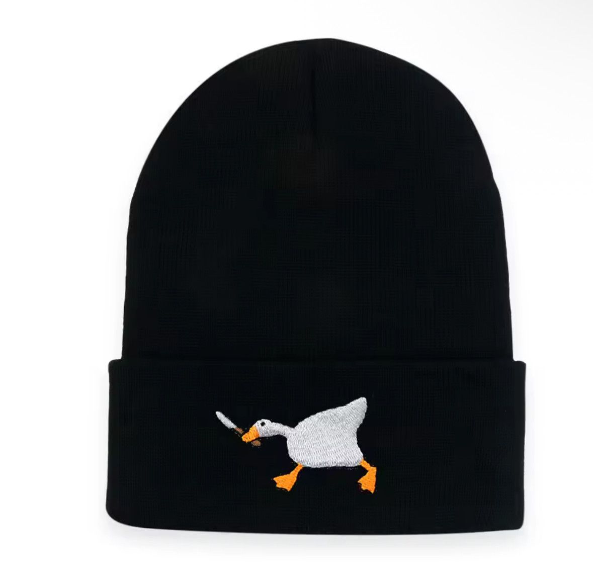 Other Y2K Trendy Funny Big Goose Knit Beanie Hat Skullies Cap Size ONE SIZE - 1 Thumbnail