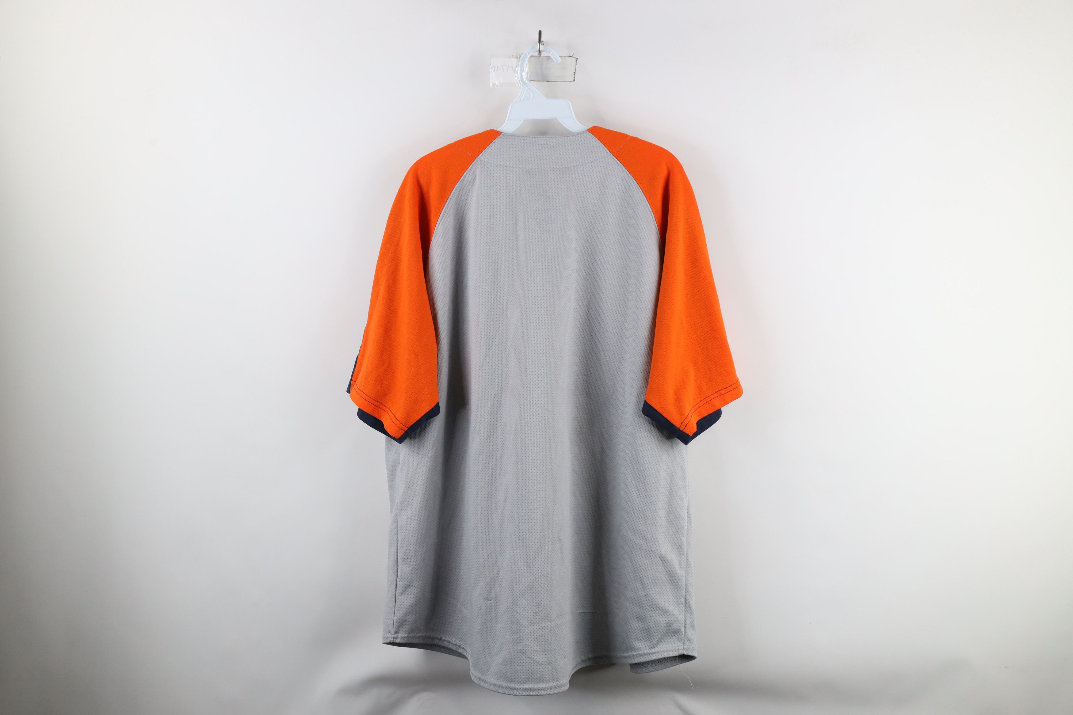 Vintage Vintage Spell Out Detroit Tigers Baseball Jersey Gray Size US XL / EU 56 / 4 - 12 Thumbnail