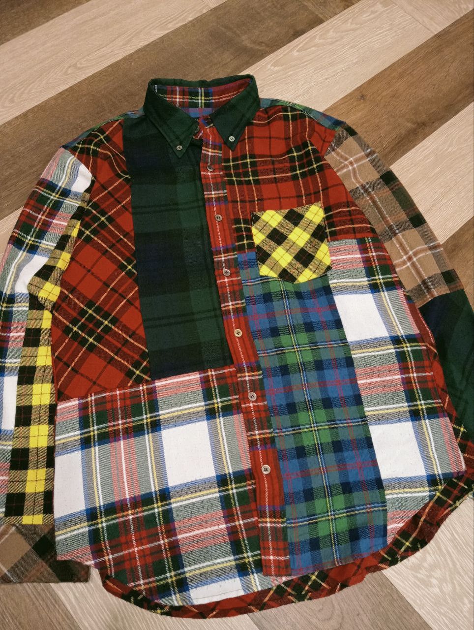 KEITAMARUYAMA JAPANESE KEITA MARUYAMA PATCHWORK SHIRT Size US M / EU 48-50 / 2 - 3 Thumbnail