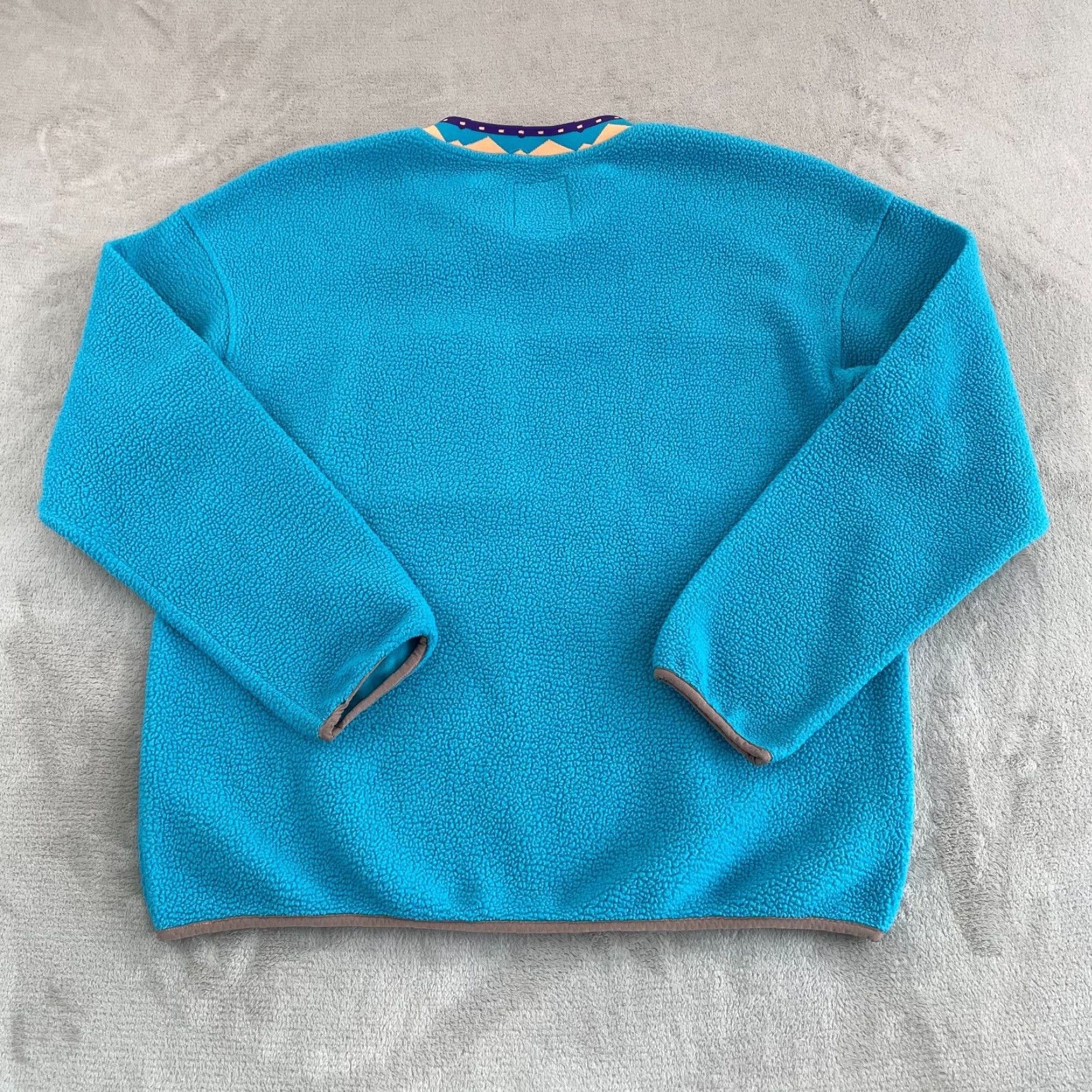 Altea Columbia Wapitoo Aztec Crewneck Fleece Pullover Men Large Teal Purple Outdoors Size US L / EU 52-54 / 3 - 4 Thumbnail