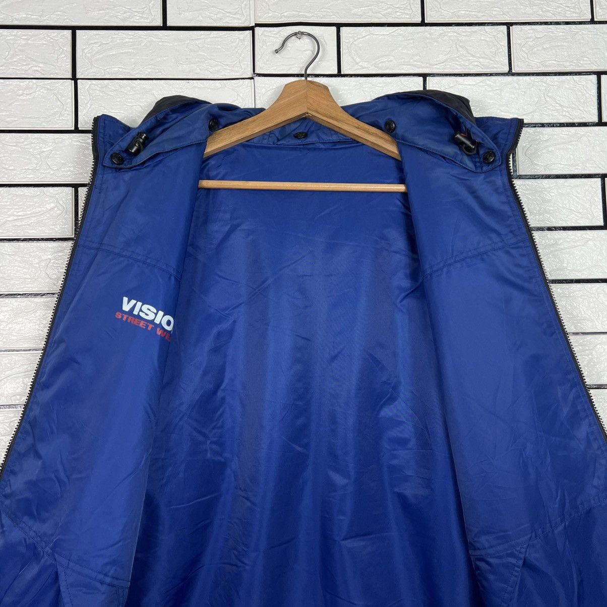 Vision Streetwear 90's VISION STREET WEAR Reversible Hooded Jacket #4061-C185 Size US L / EU 52-54 / 3 - 15 Thumbnail